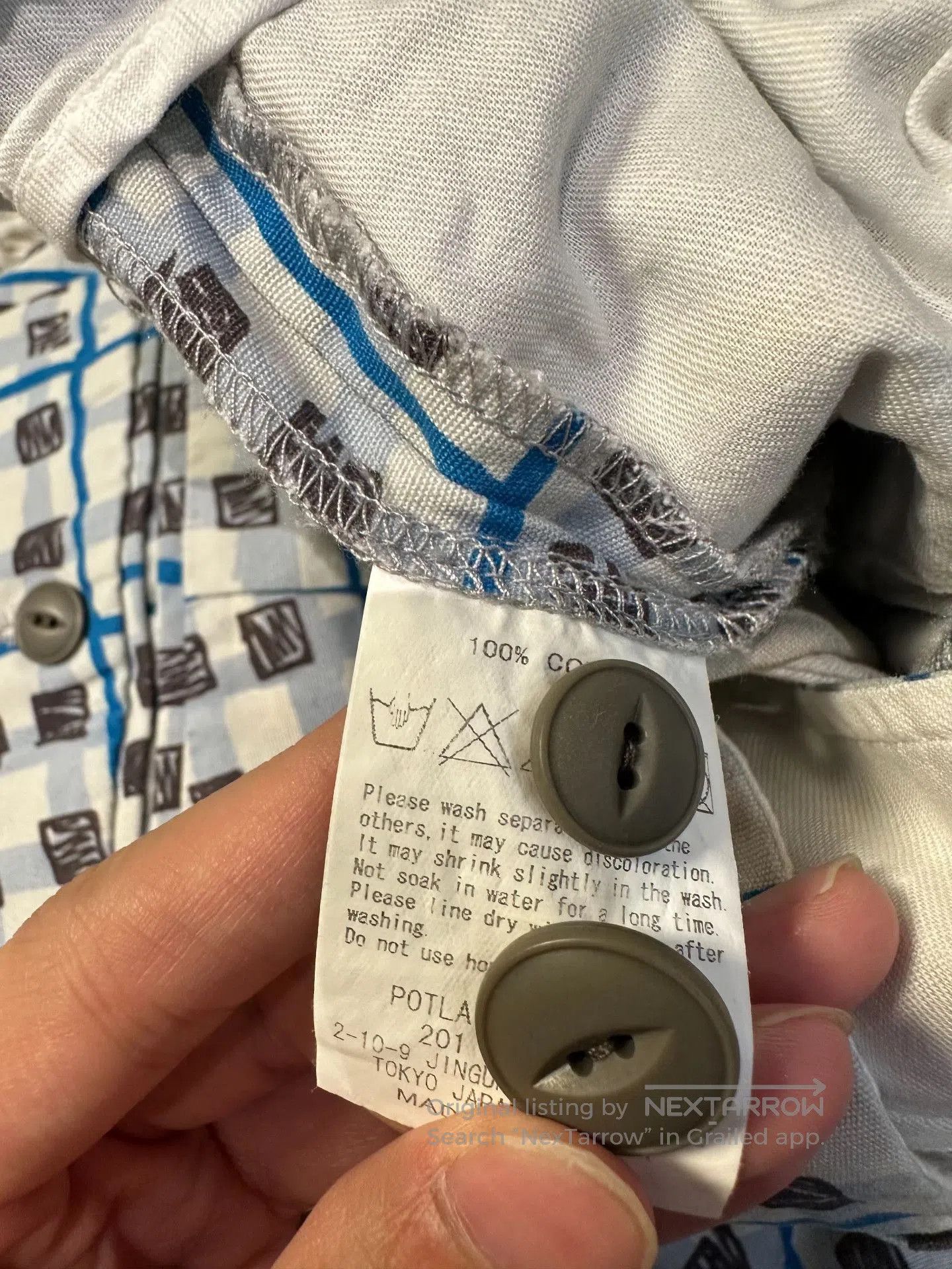 Cav Empt C.E/CAVEMPT Blue White Plaid Shorts. Size US 30 / EU 46 - 4 Thumbnail