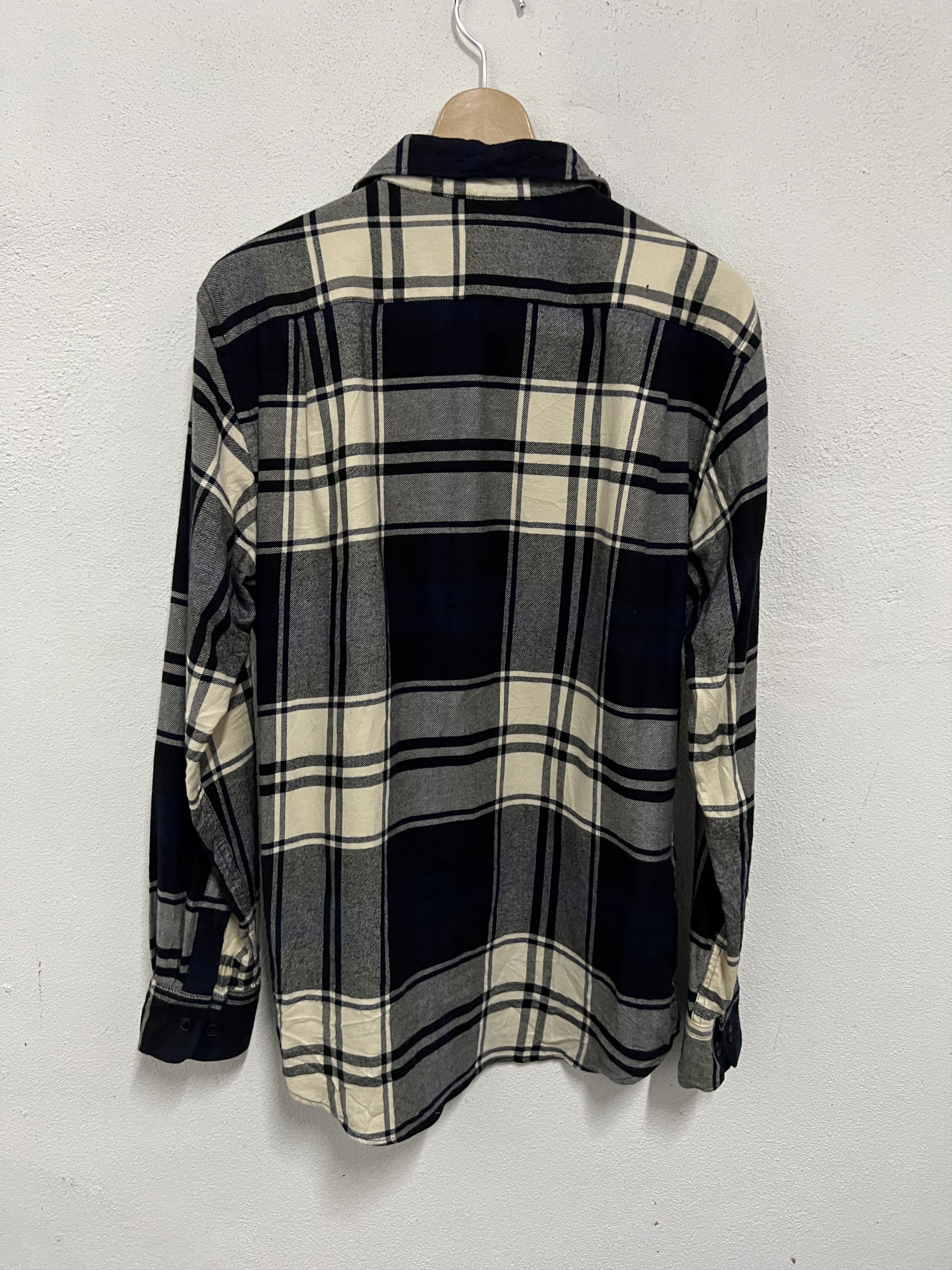 Vintage Japanese Brand Uniqlo Flannel Shirt Button Up Jacket Size US M / EU 48-50 / 2 - 6 Thumbnail