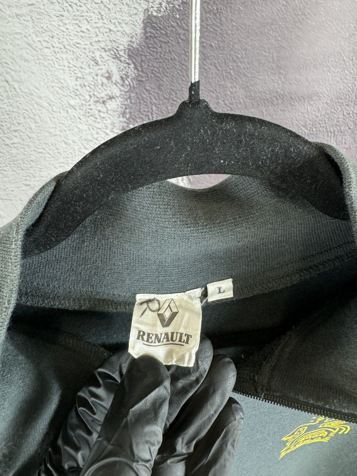 Vintage Renault vintage 90s racing formula 1/4 zip sweater big logo Size US L / EU 52-54 / 3 - 8 Thumbnail