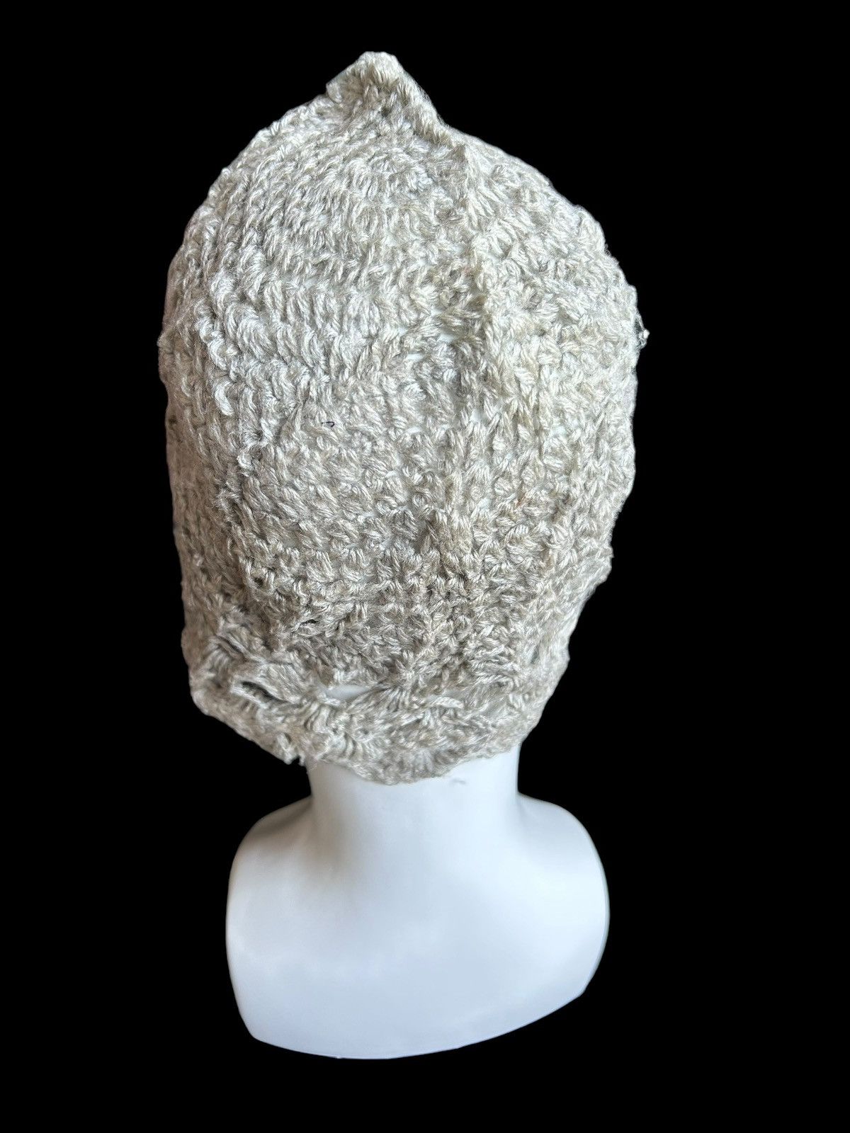 14th Addiction × 20471120 × Japanese Brand Punk Bondage Style Knitt Handmade big Beanie Hats Size ONE SIZE - 6 Thumbnail