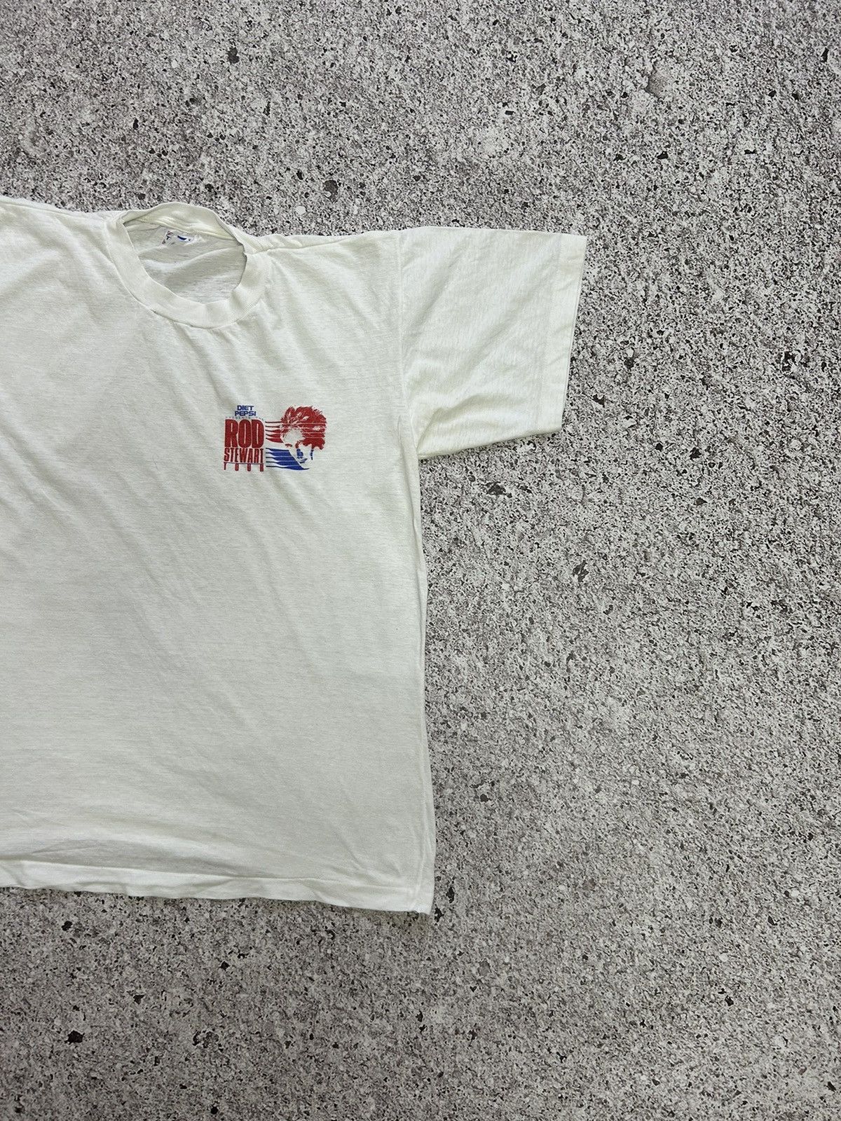 Band Tees × Vintage Vintage 90’s Diet Pepsi Presents The Rod Stewart Tour Tee Size US XL / EU 56 / 4 - 3 Thumbnail
