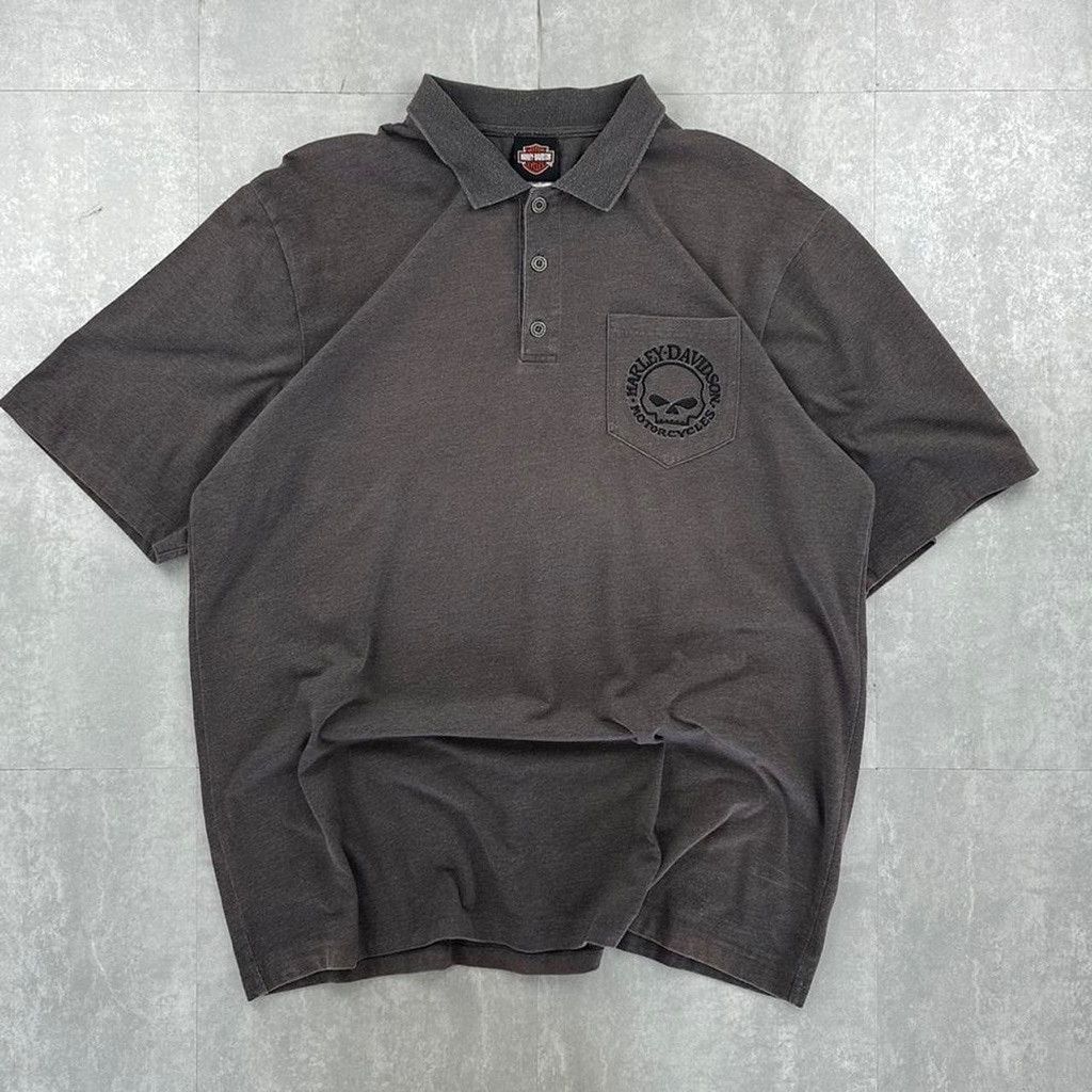Harley Davidson Harley Davidson Polo Shirt Gray Xl Size US XL / EU 56 / 4 - 1 Thumbnail