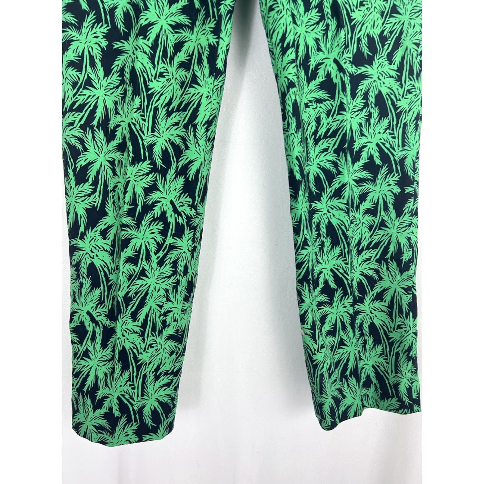 Banana Republic Banana Republic Martin-Fit Pants Palm Trees Stretch Casual Flat Front Zip Multi-Color Women Regular Size 6 30x26 Size 28" / US 6 / IT 42 - 2 Thumbnail