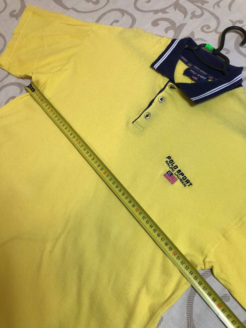 Polo Ralph Lauren Vtg POLO SPORT Ralph Lauren Polo Shirt Embroidered USA Flag Size US L / EU 52-54 / 3 - 7 Thumbnail