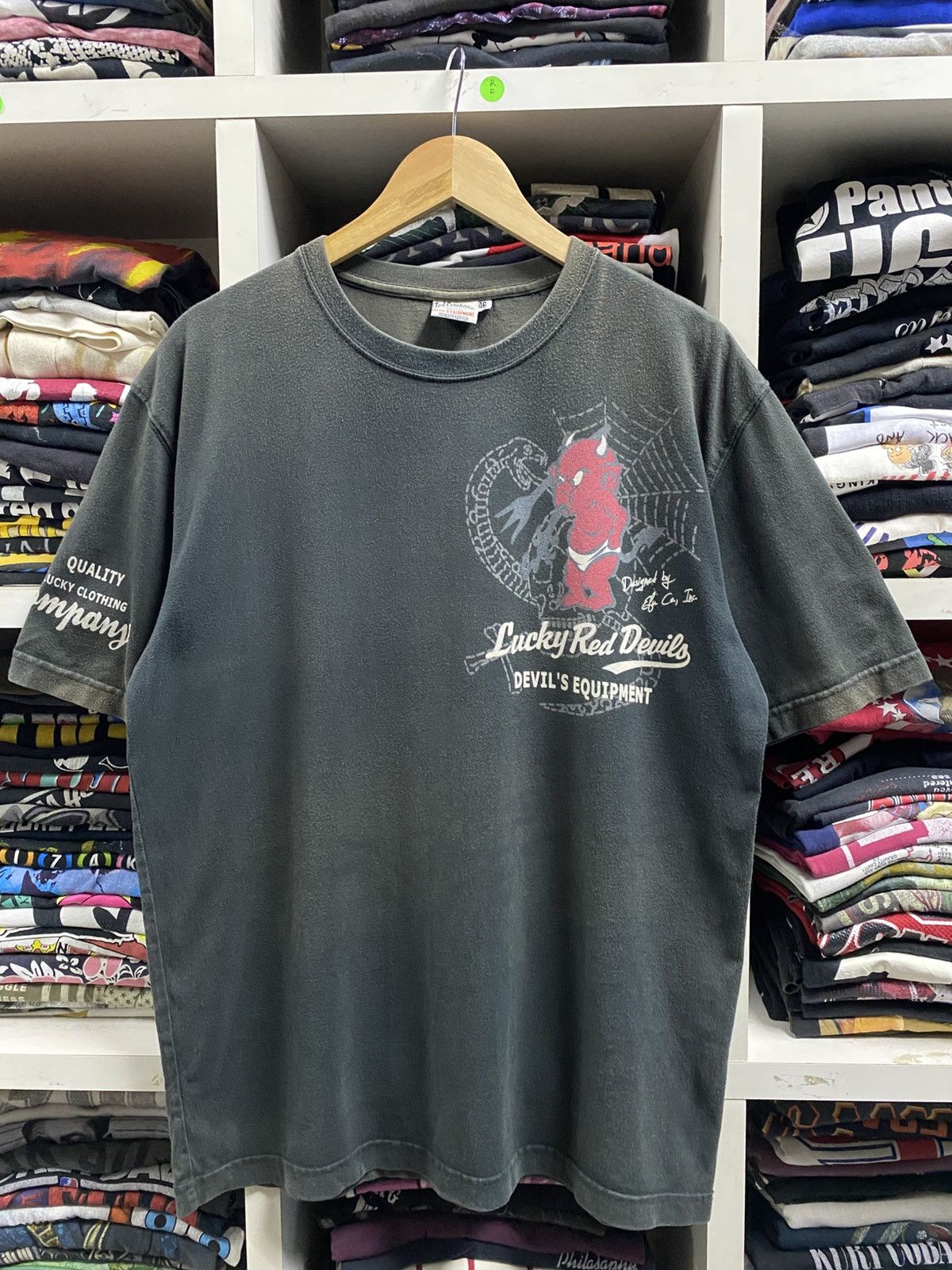 Buzz Rickson's × Vintage Vintage Ted Company “Devil Equipment” T-Shirt Size US L / EU 52-54 / 3 - 2 Thumbnail