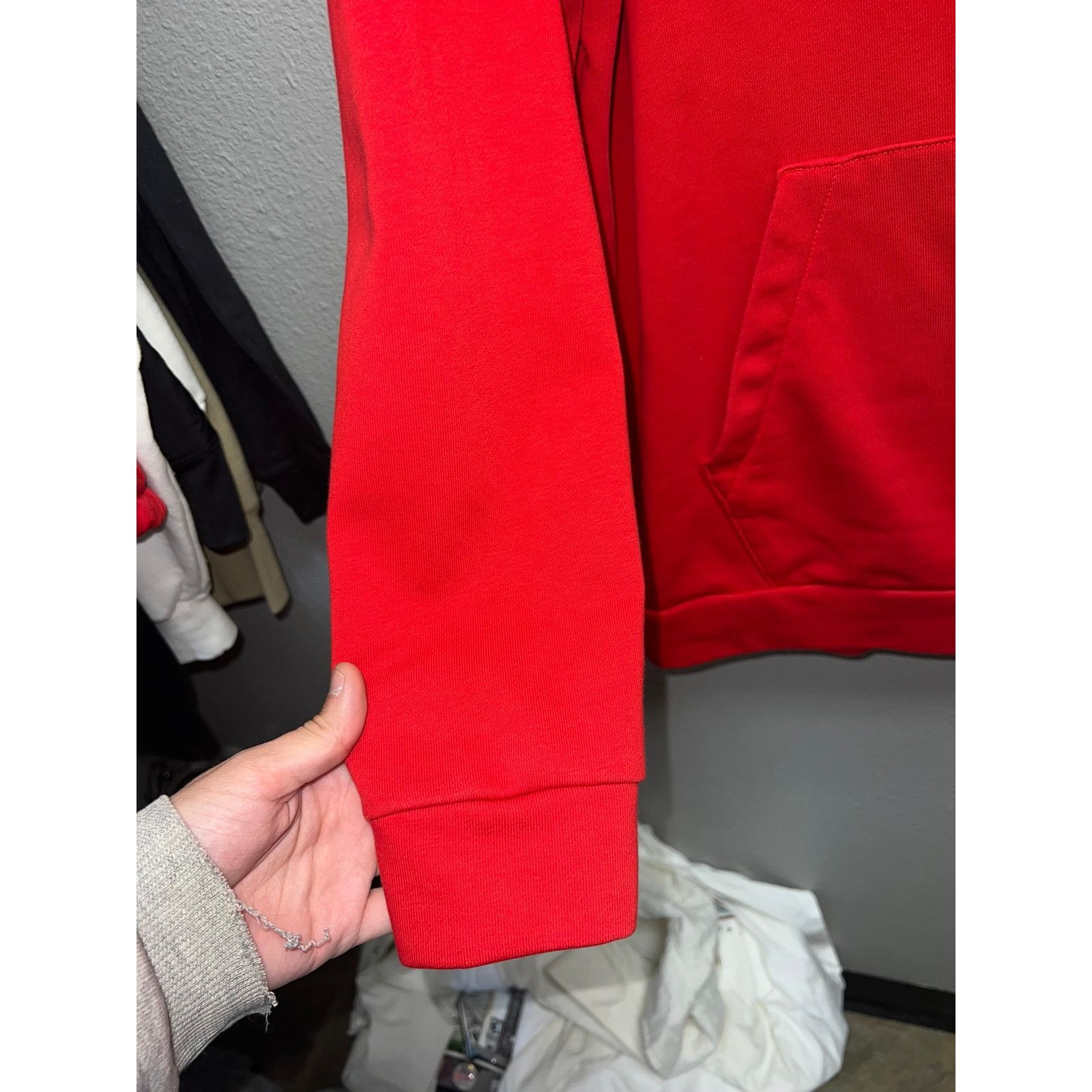 Vintage Nike Dri Fit Training Hoodie Pullover Red Dri-Fit Mens XL Size US XL / EU 56 / 4 - 4 Thumbnail