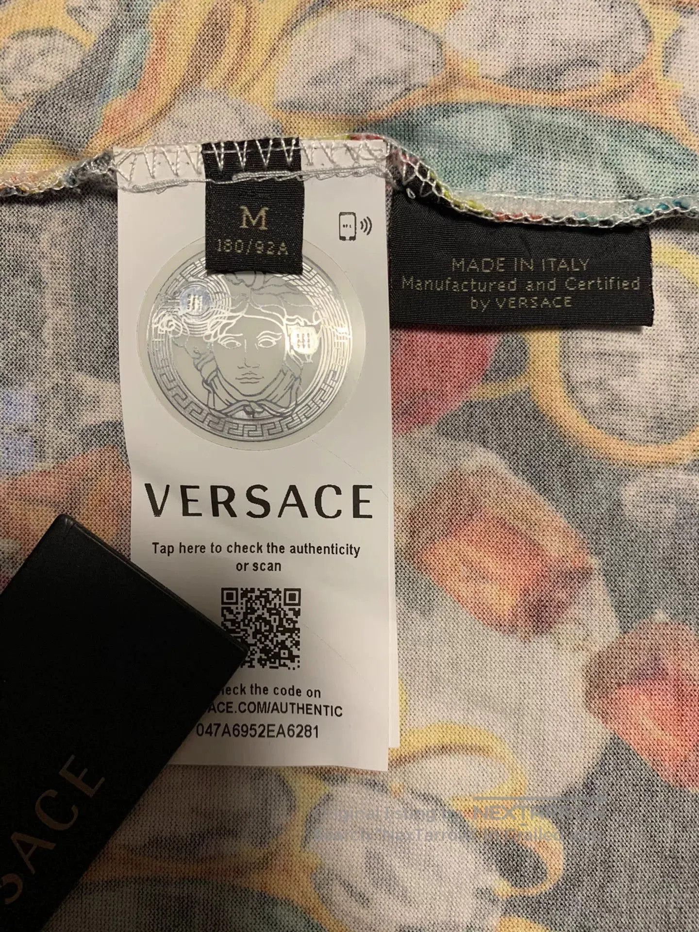 Versace Versace Men's Short-Sleeve T-Shirt. Size US M / EU 48-50 / 2 - 5 Thumbnail
