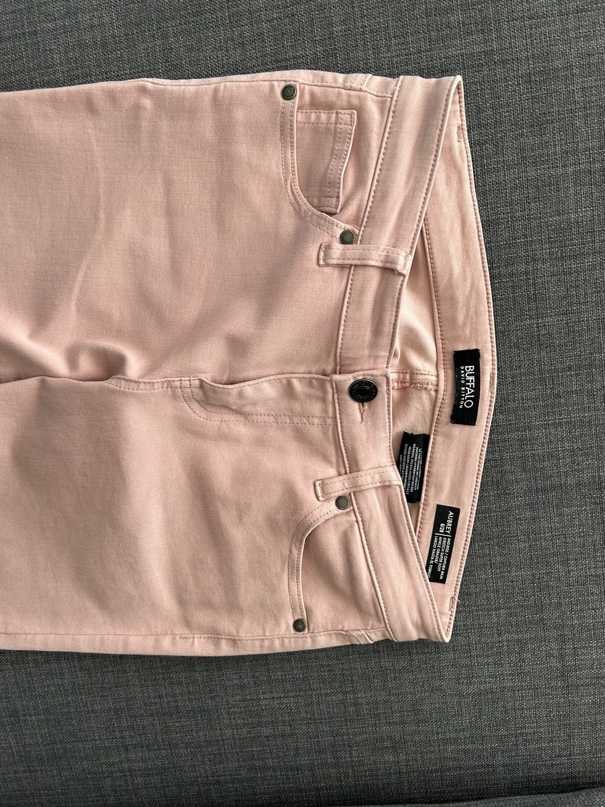 Buffalo David Bitton Buffalo David Bitton Aubrie Skinny Jeans-Size 28-Light Pink Size 28" / US 6 / IT 42 - 3 Thumbnail