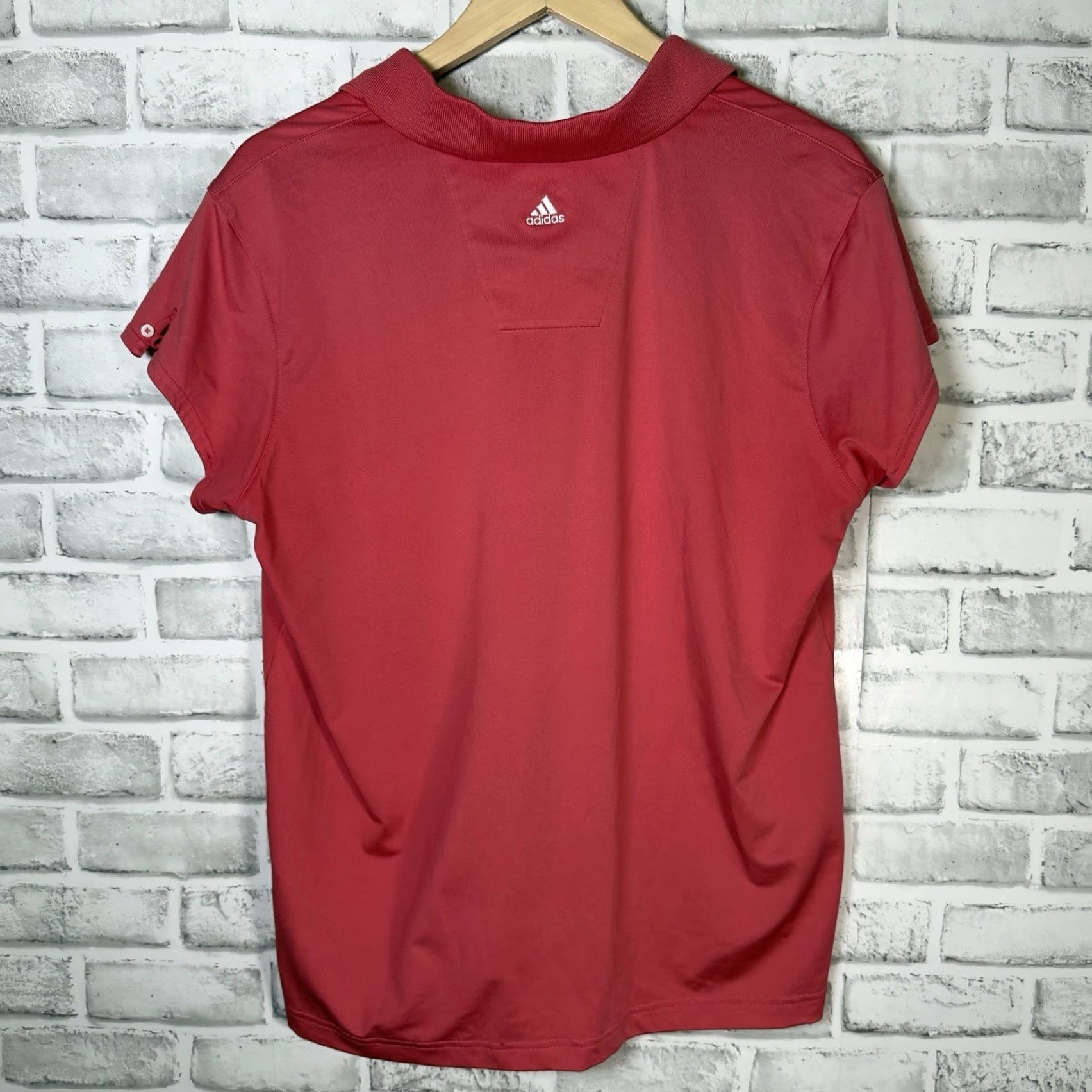 Adidas ADIDAS Shirt Polo Womens XL Athletic Climacool Pink - 90s? (not applicable) Womens Size XL / US 12-14 / IT 48-50 - 5 Thumbnail