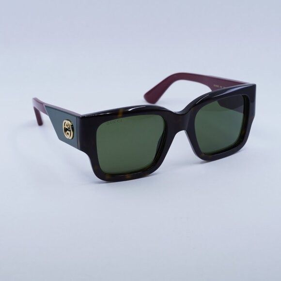 Gucci 🕶️ New Gucci GG1663S 002 Sunglasses - Havana/Red Frame Size ONE SIZE - 5 Thumbnail