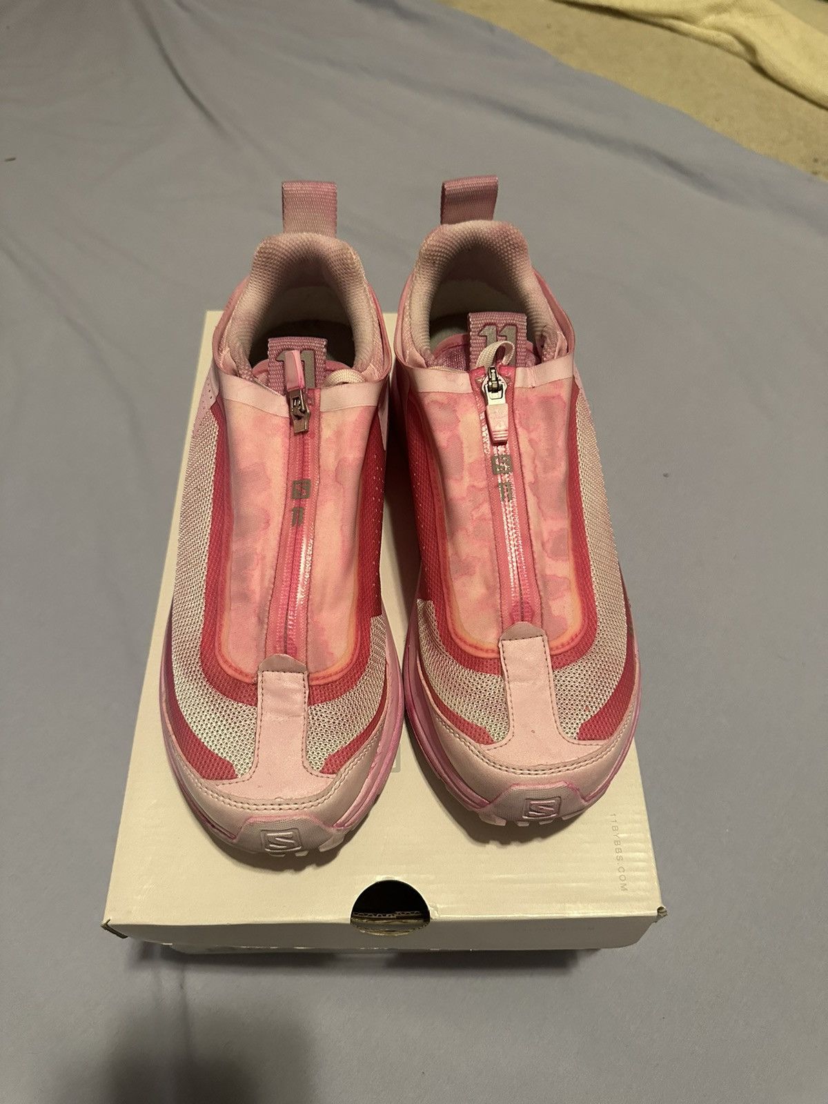 11 By Boris Bidjan Saberi × Salomon 11 by BBS X Salomon Bamba 2 Low Pink Panther Size US 8.5 / EU 41-42 - 2 Thumbnail