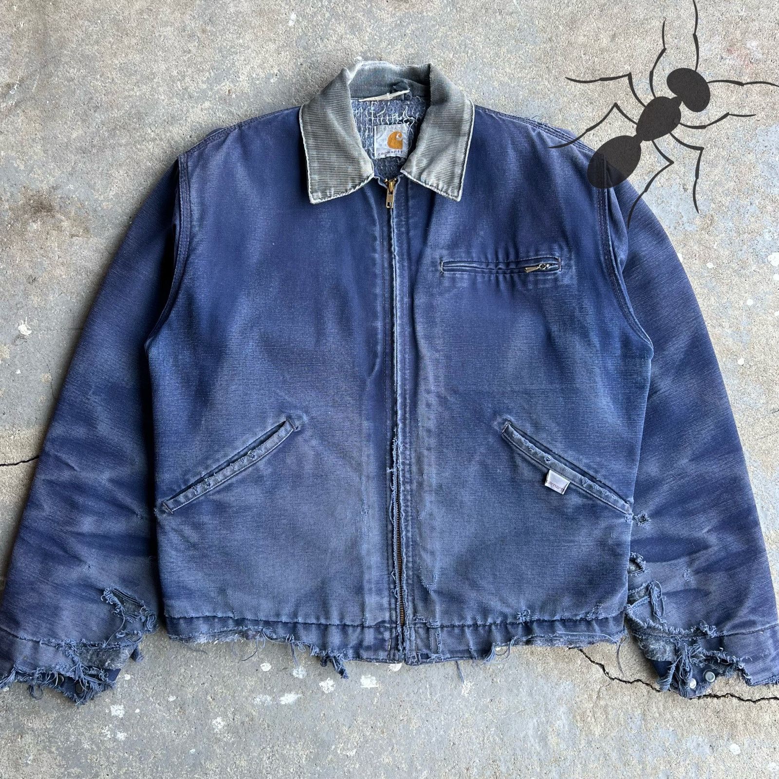 Carhartt × Vintage Vintage Carhartt 100 year fade blue