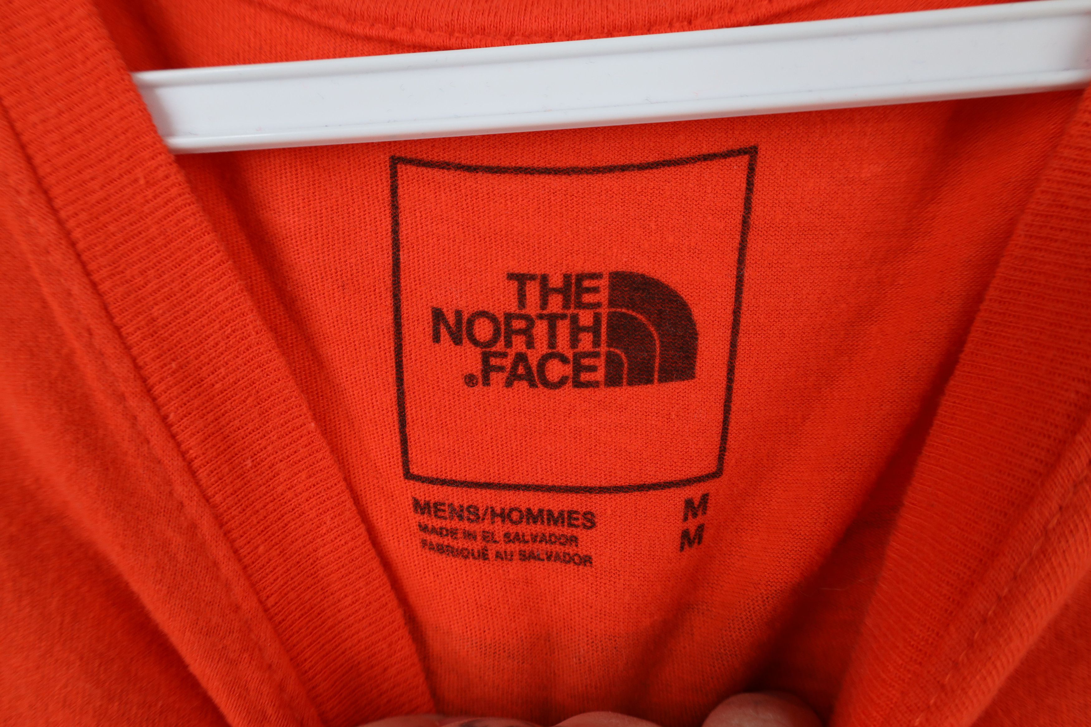 The North Face × Vintage The North Face Spell Box Logo Short Sleeve T-Shirt Orange Size US M / EU 48-50 / 2 - 9 Thumbnail