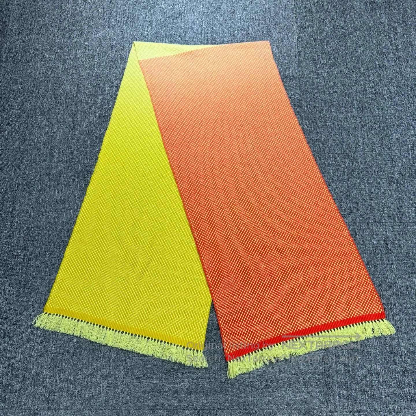 Hermes Hermes Sunrise Cashmere Knit Scarf| Size ONE SIZE - 2 Thumbnail