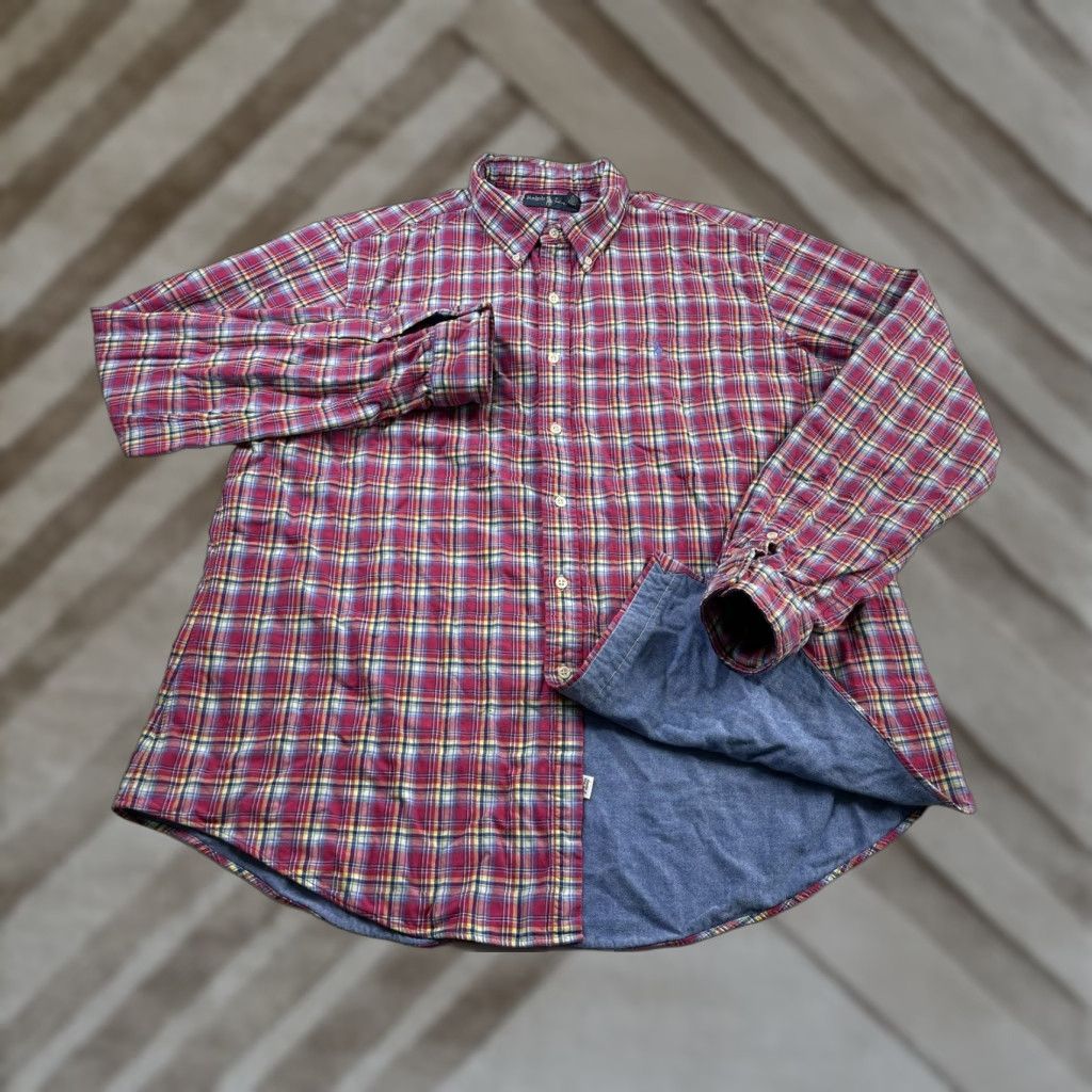 Polo Ralph Lauren Polo Ralph Lauren Plaid Button-Down Shirt Men 2XL Lined Long Sleeve Multicolor Shirt Size US XXL / EU 58 / 5 - 1 Thumbnail