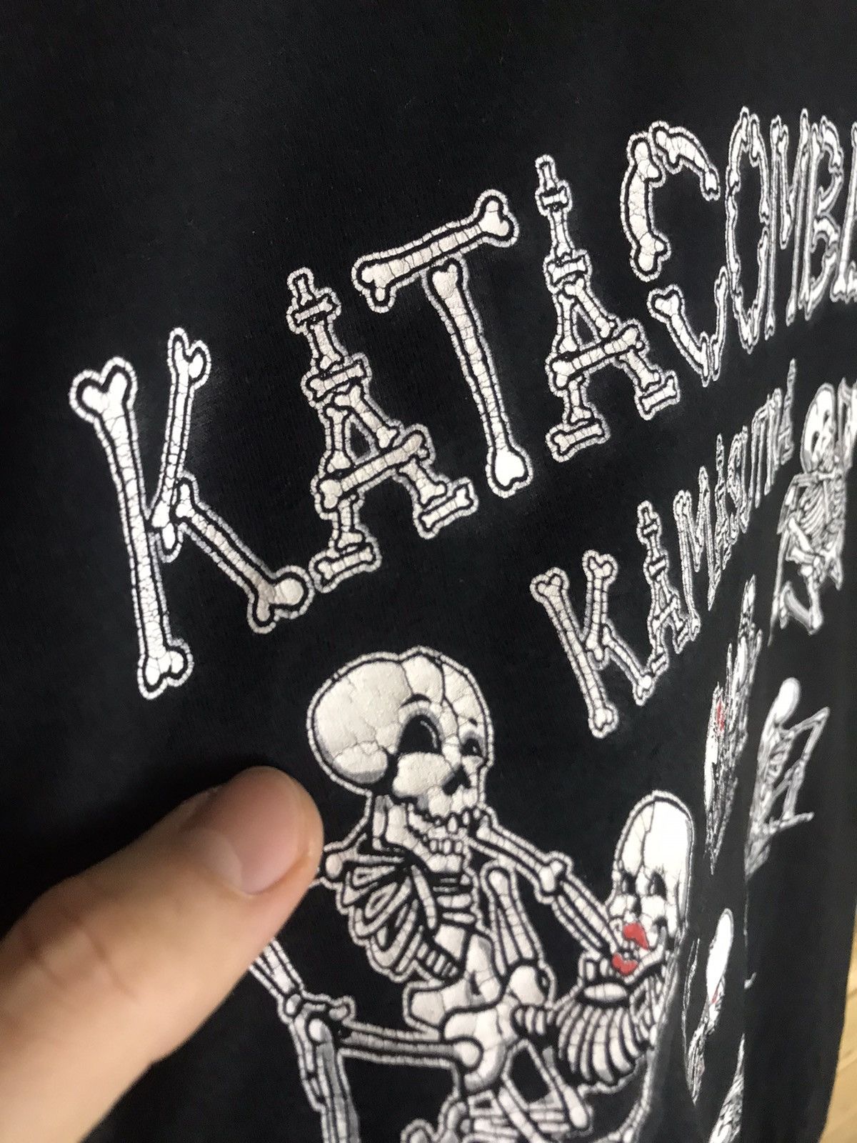 Vintage Katacombes Kamasutra bones t shirt Size US M / EU 48-50 / 2 - 5 Thumbnail
