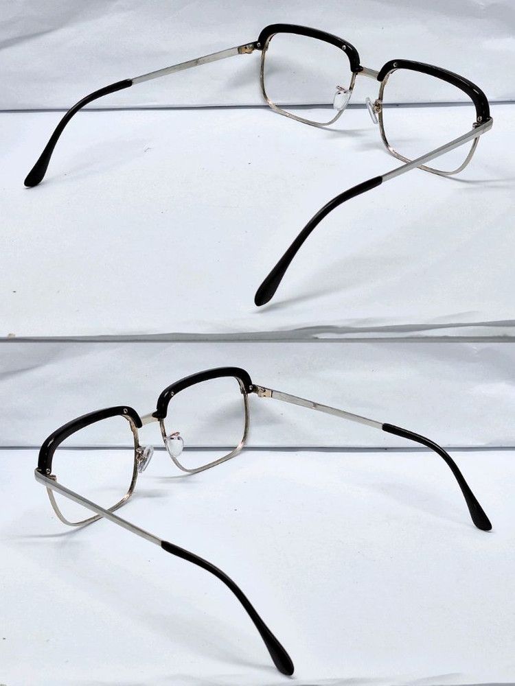 Other VINTAGE 1980s No.5117 Browline Glasses 52mm Classic Square Size ONE SIZE - 4 Thumbnail