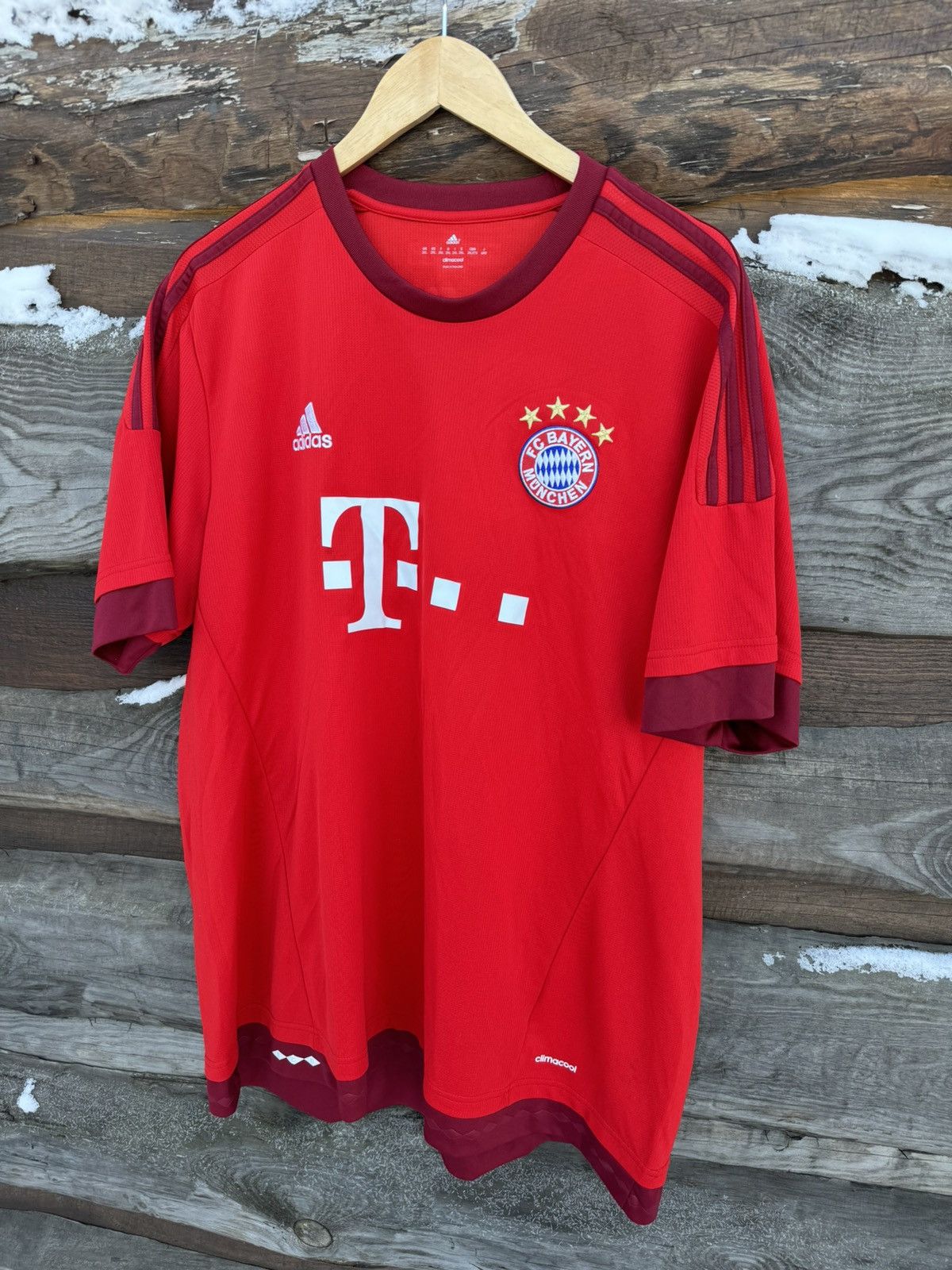 Adidas × Vintage 2015 Adidas Bayern Munich soccer jersey Size US XXL / EU 58 / 5 - 2 Thumbnail