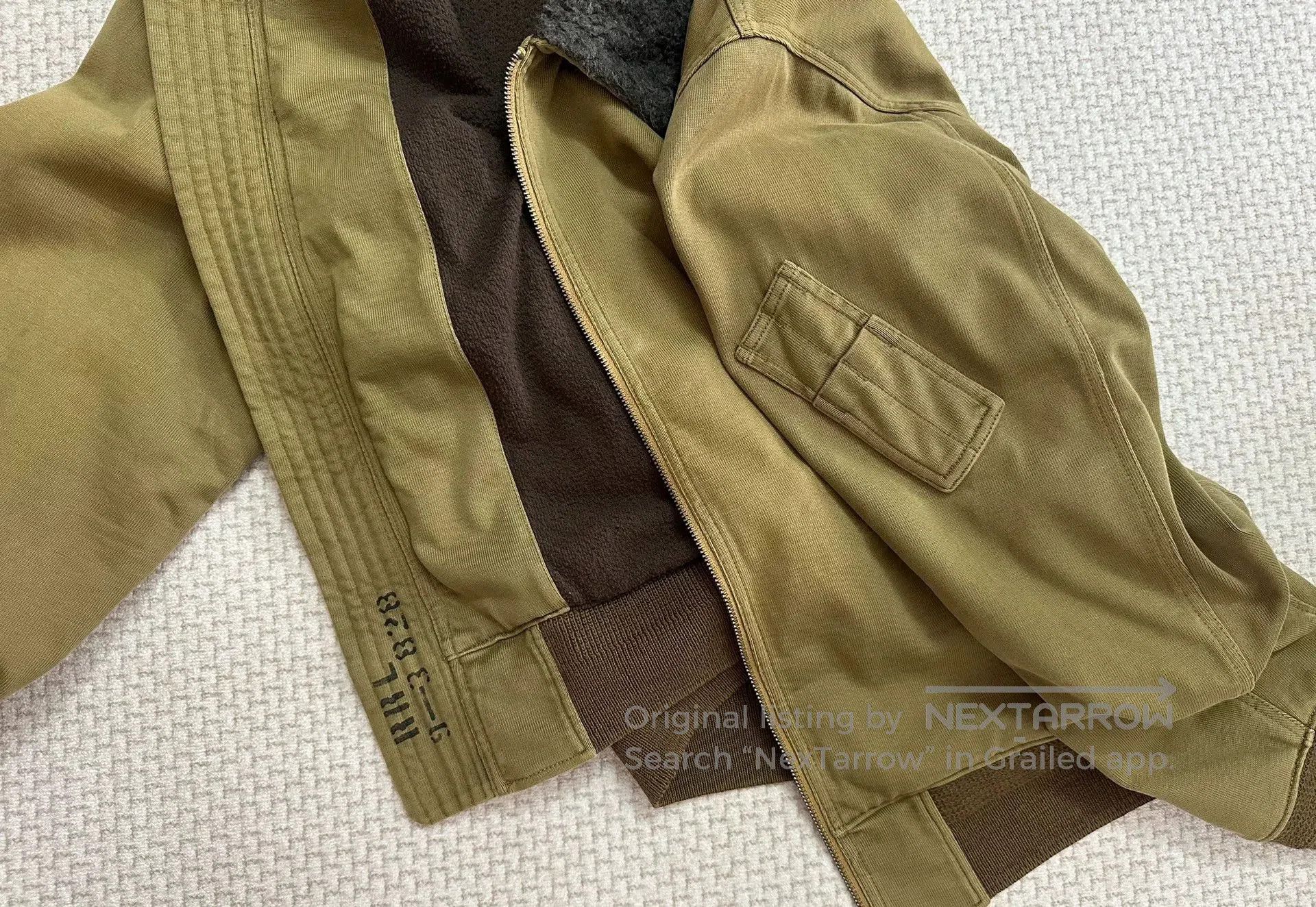 RRL Ralph Lauren RRL 2018 Knit B15 Bomber Jacket. Size US M / EU 48-50 / 2 - 6 Thumbnail