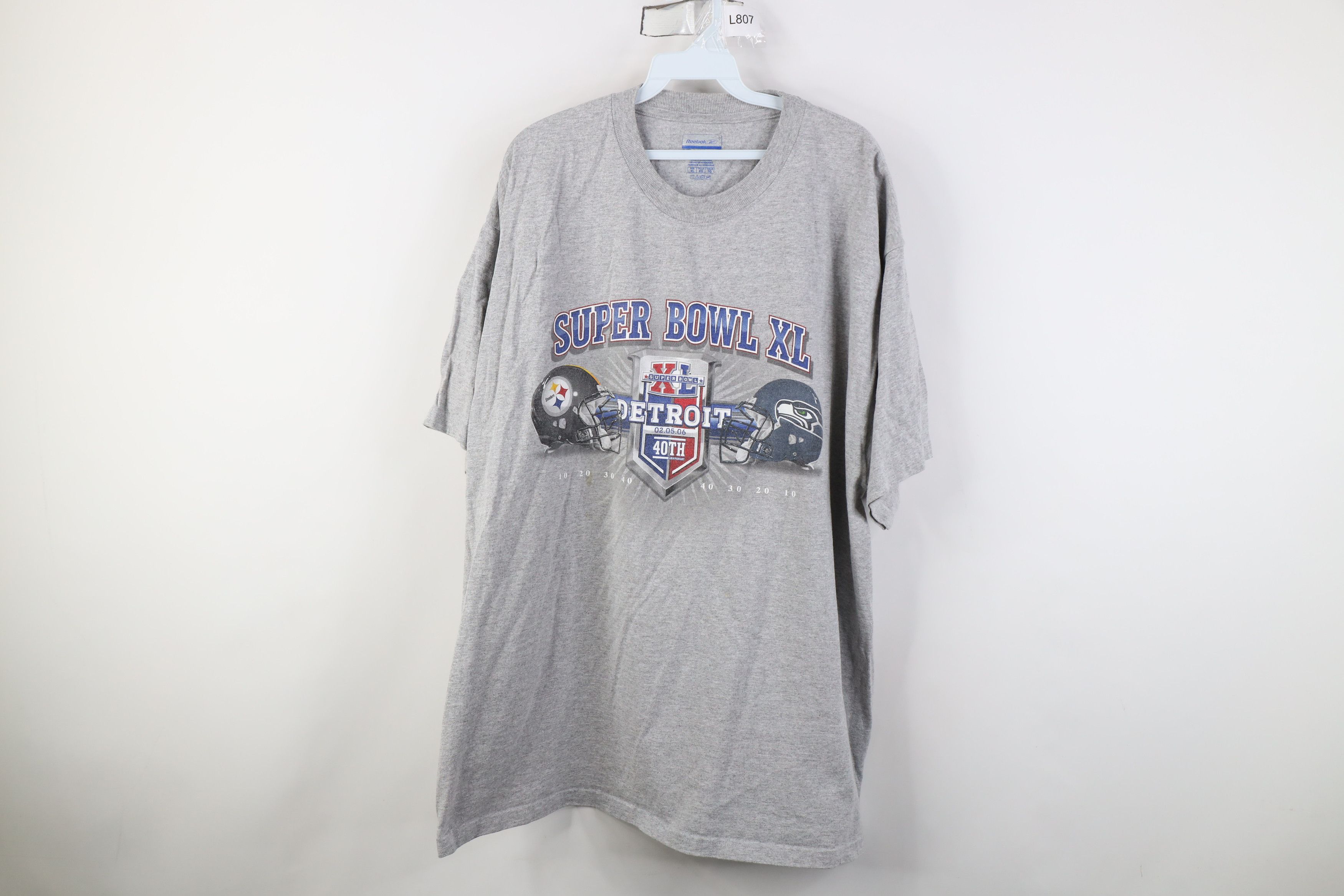 Reebok Vintage Reebok Pittsburgh Steelers Seattle Seahawks T-Shirt Size US XL / EU 56 / 4 - 1 Thumbnail