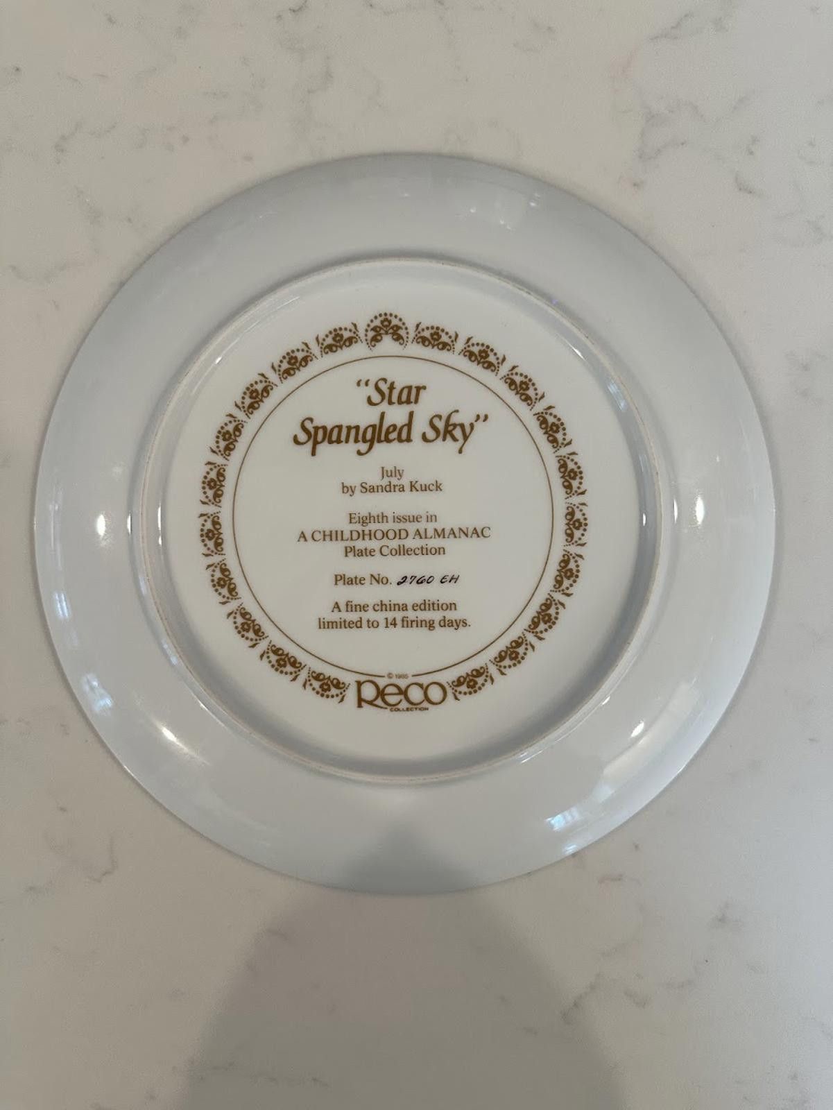 Other "Star Spangled Sky" by Sandra Kuck Collector's Plate Size ONE SIZE - 2 Thumbnail