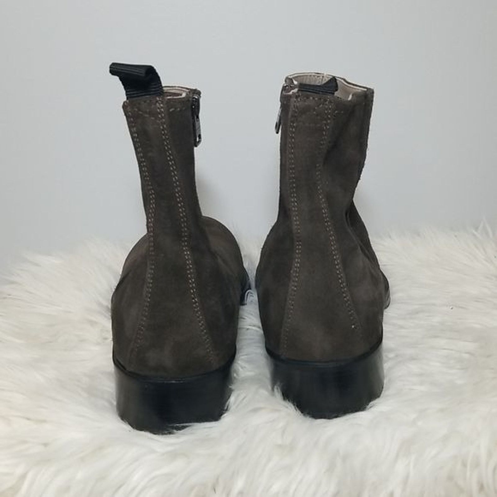 Allsaints ALLSAINTS Seth Suede Pull on Chelsea boots Bitter Chocolate Size US 12 / EU 45 - 5 Thumbnail