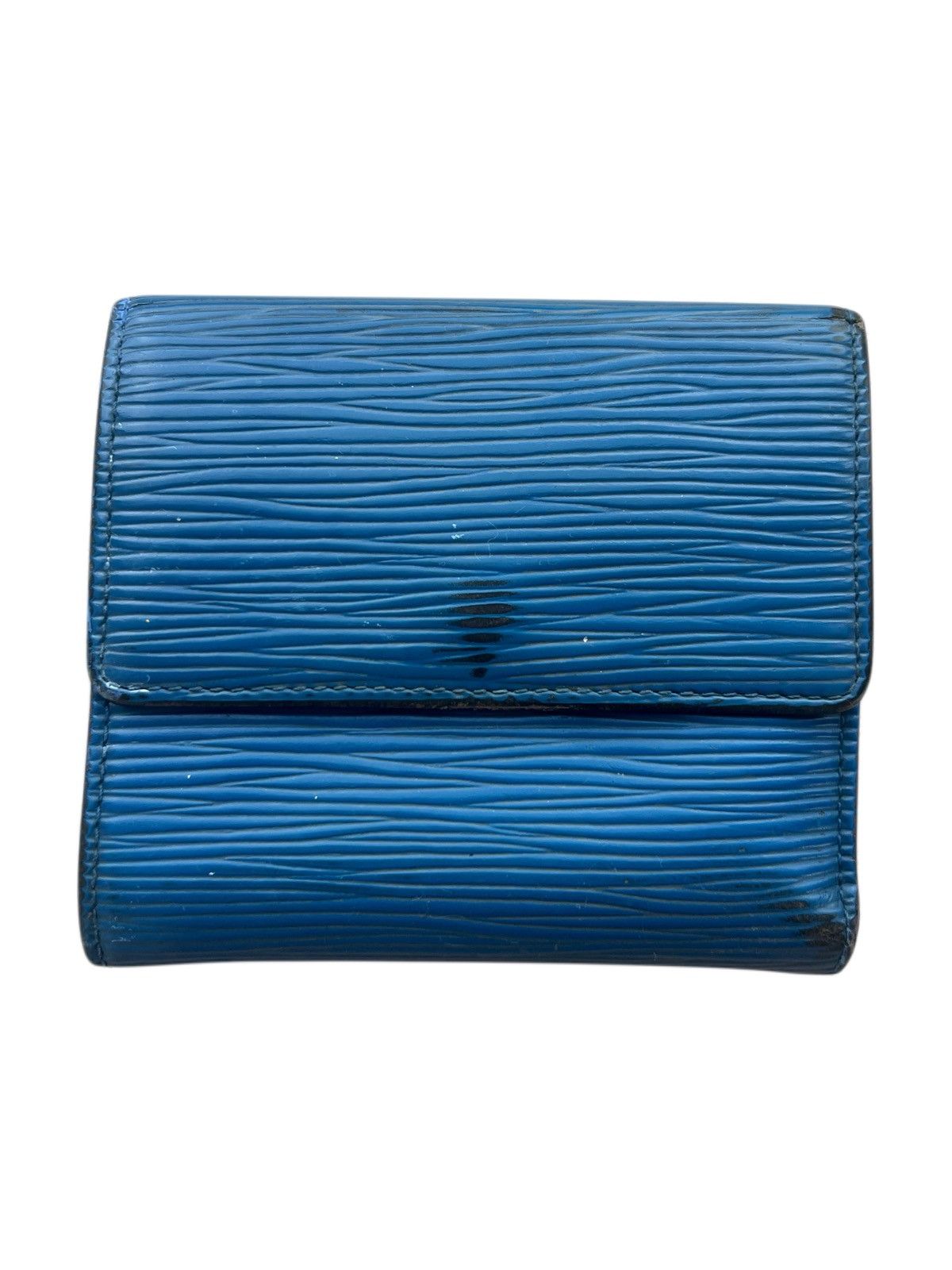 Louis Vuitton Blue Louis Vuitton Epi Leather Tri-Fold Wallet Size ONE SIZE - 2 Thumbnail
