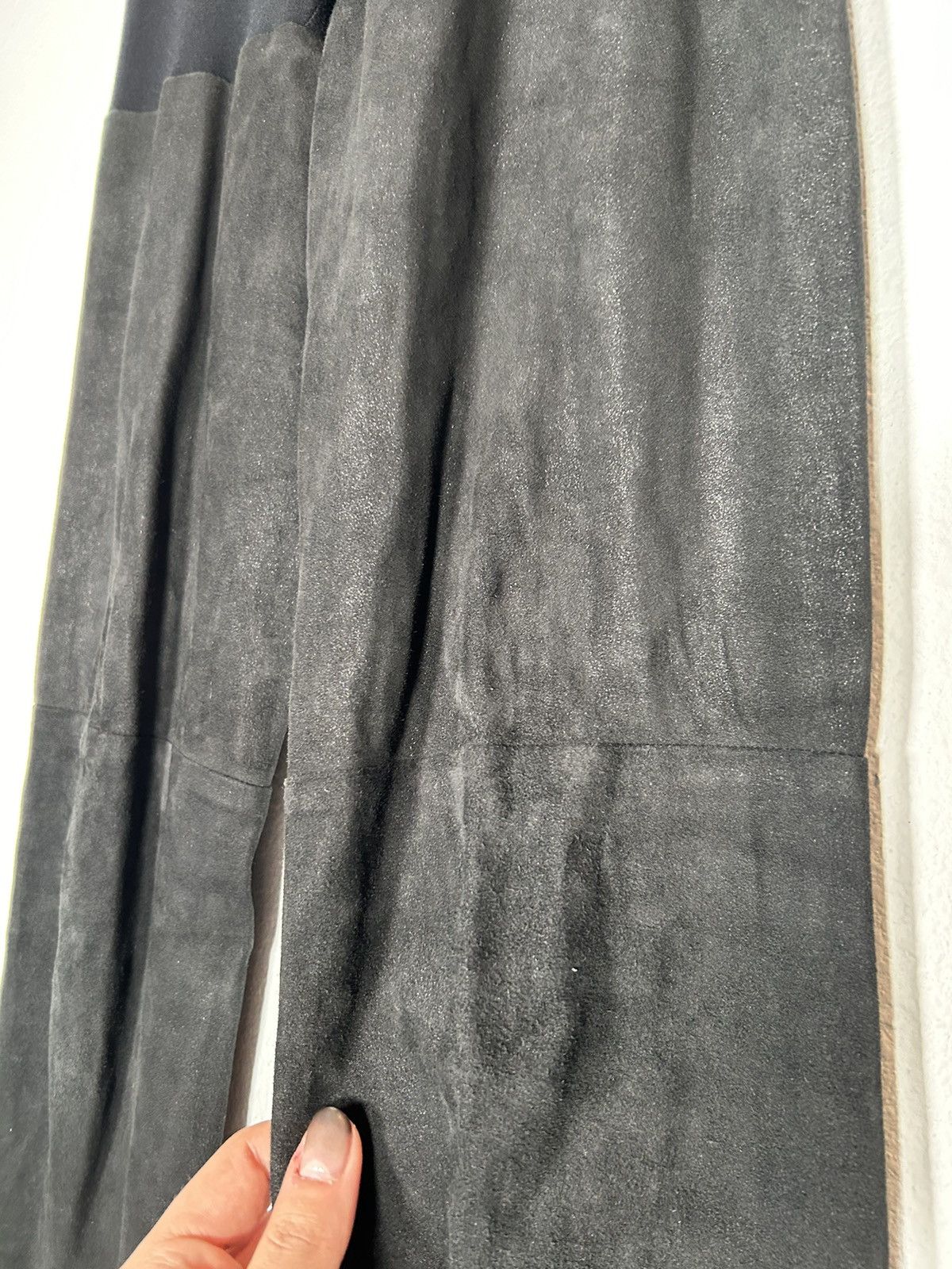 Ann Demeulemeester 00’s Suede Leather Pant Leggings Size 28" / US 6 / IT 42 - 3 Thumbnail