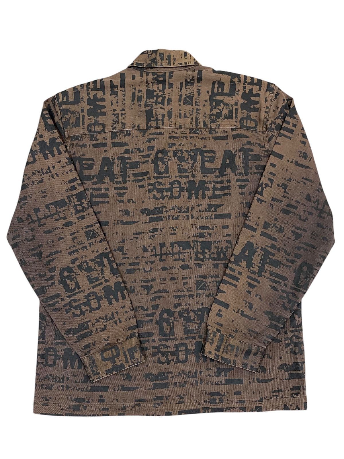 In The Attic In The Attic Brown Graphic Print Jacket Size US L / EU 52-54 / 3 - 3 Thumbnail