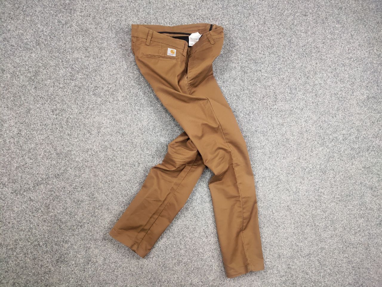 Carhartt Vintage Carhartt Wip Sid Pants Brown Logo Chino Trouser Size US 31 - 7 Thumbnail
