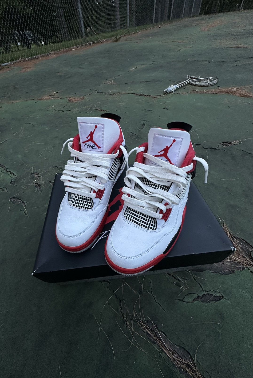 Jordan Brand × Other Air Jordan 4 Retro “Fire Red 2020” Size US 10 / EU 43 - 1 Thumbnail