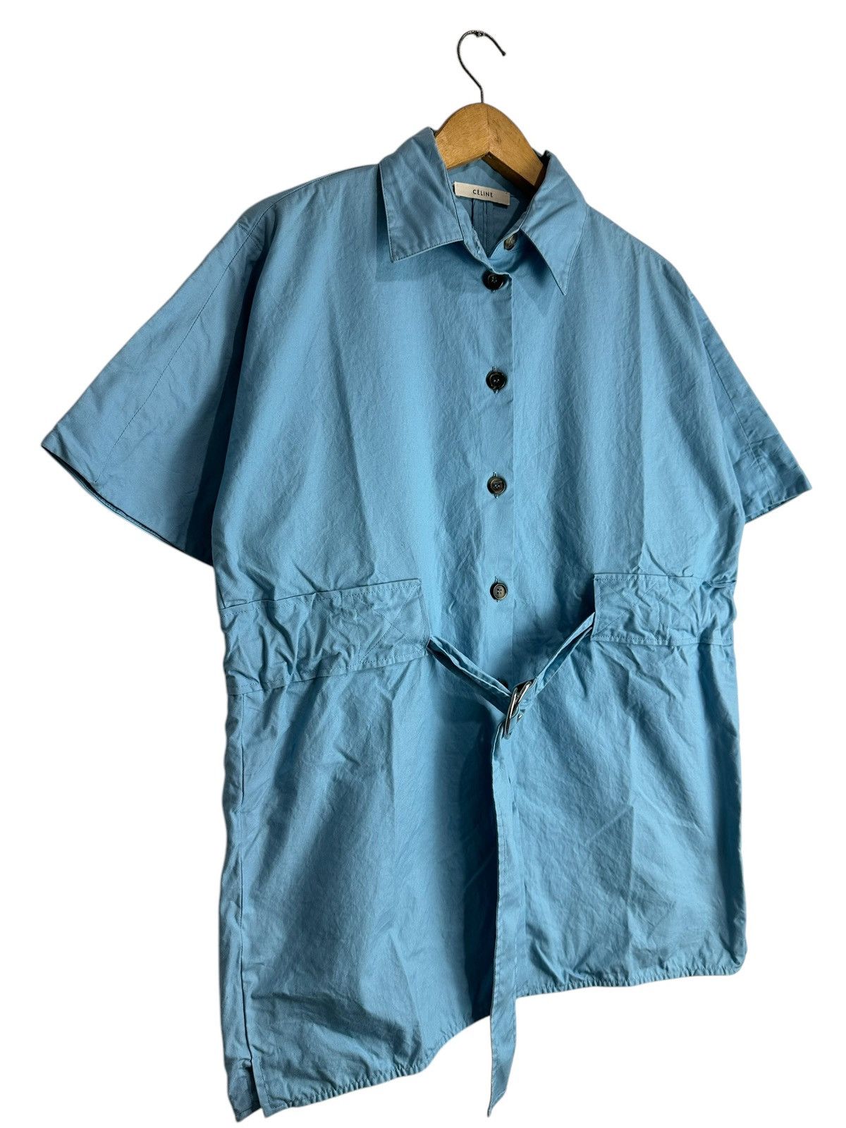 Celine CELINE BELT SHIRT Size M / US 6-8 / IT 42-44 - 6 Thumbnail