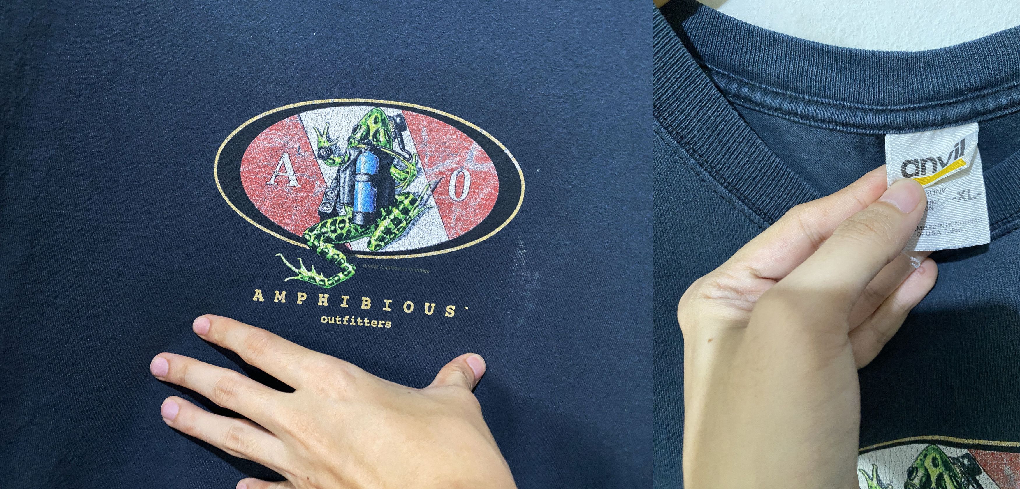 Vintage Vintage 2002 Nitrogen Narcosis Shirt Size US XL / EU 56 / 4 - 5 Thumbnail