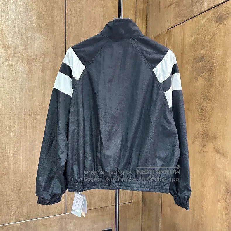 Balenciaga Balenciaga Black and White Patchwork Casual Jacket Size US M / EU 48-50 / 2 - 2 Thumbnail