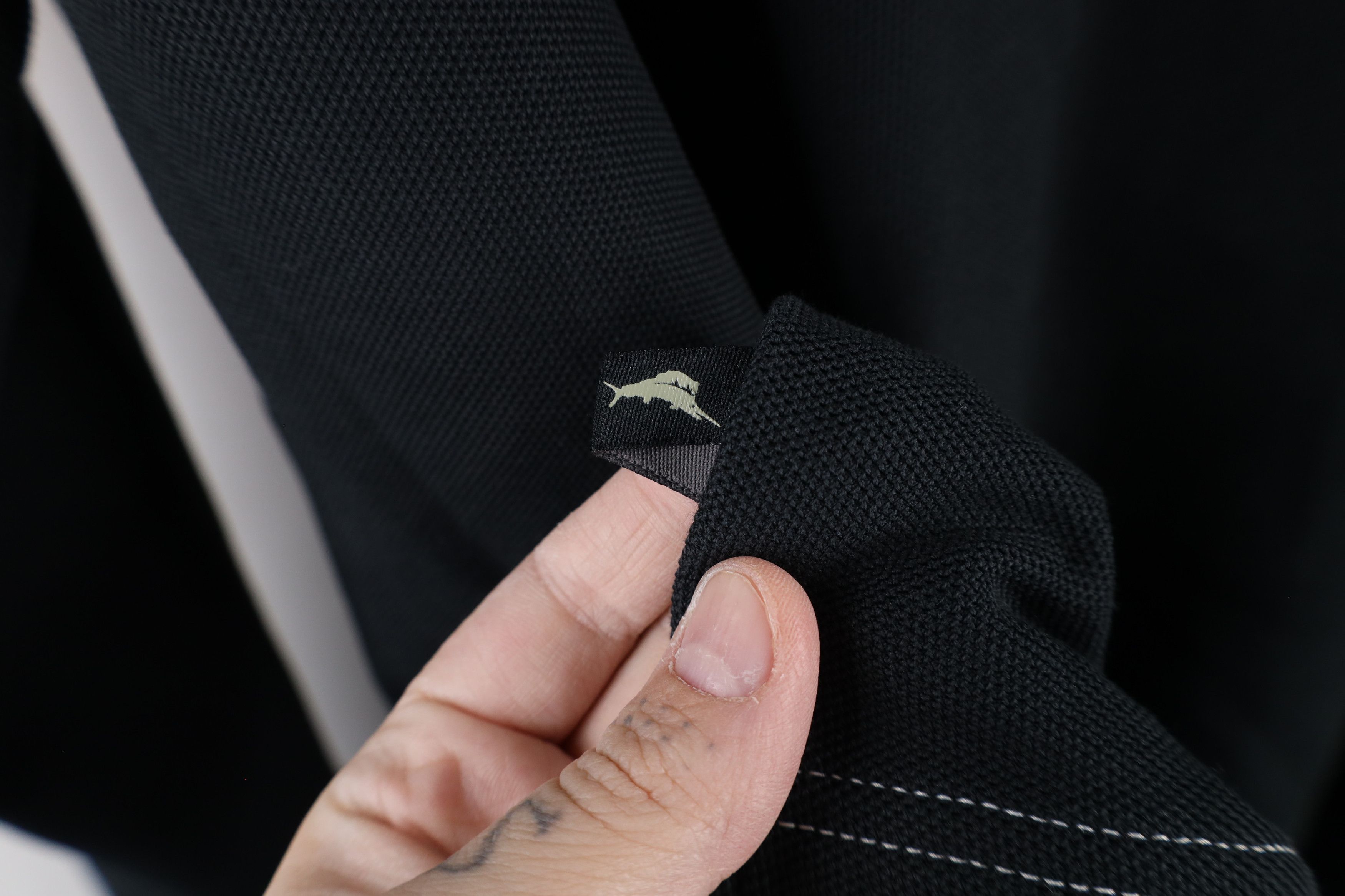 Tommy Bahama × Vintage Tommy Bahama Knit Long Sleeve Collared Polo Shirt Black Size US XL / EU 56 / 4 - 10 Thumbnail