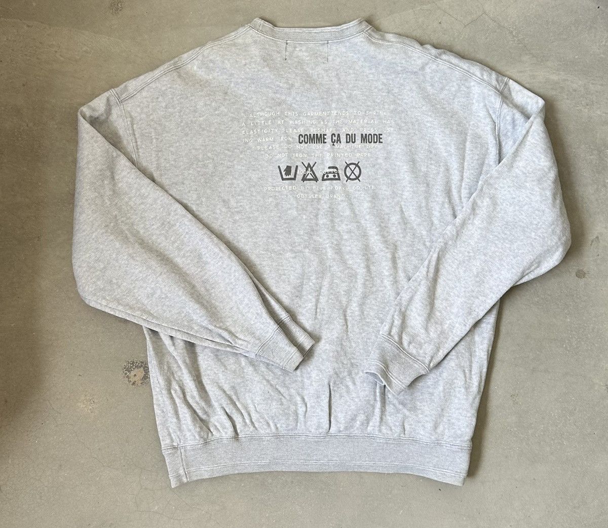 Vintage VINTAGS ODYSSEY COMME CA DU MODE SWEATSHIRT Size US L / EU 52-54 / 3 - 1 Thumbnail