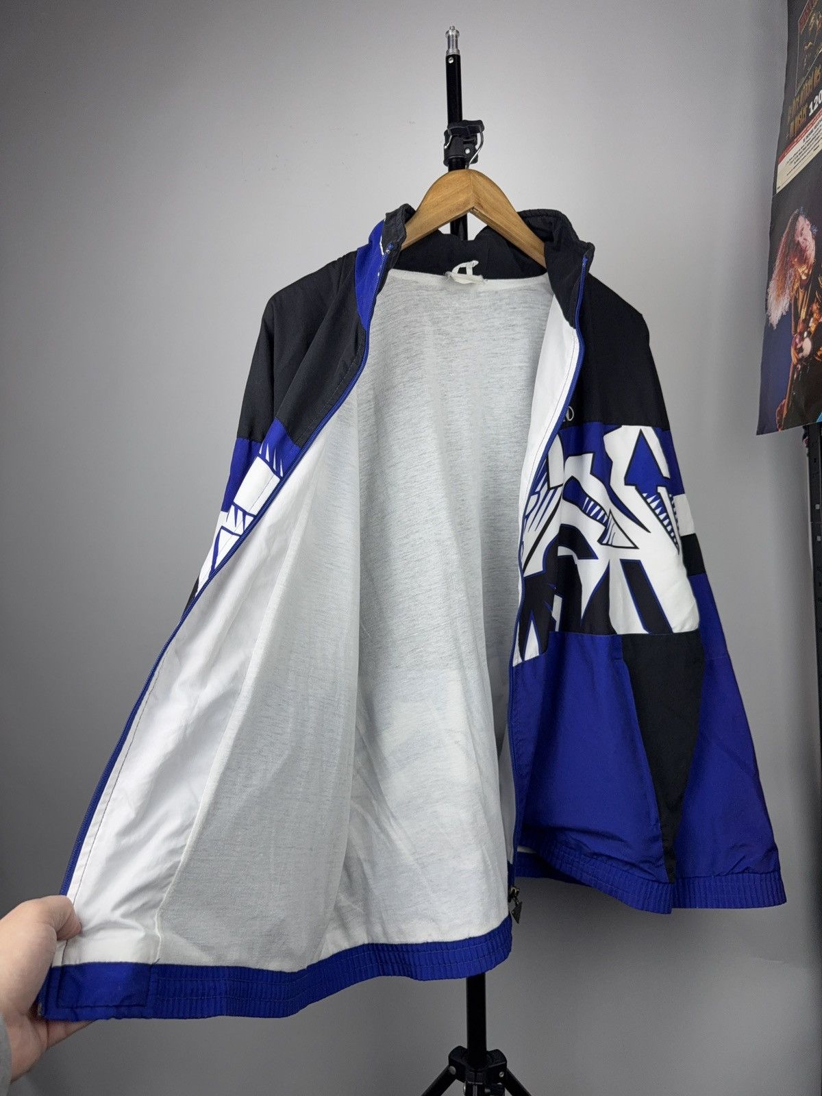 Vintage Vintage 90s JAKO Graphic Track Jacket Bold Logo Blue Size US L / EU 52-54 / 3 - 5 Thumbnail