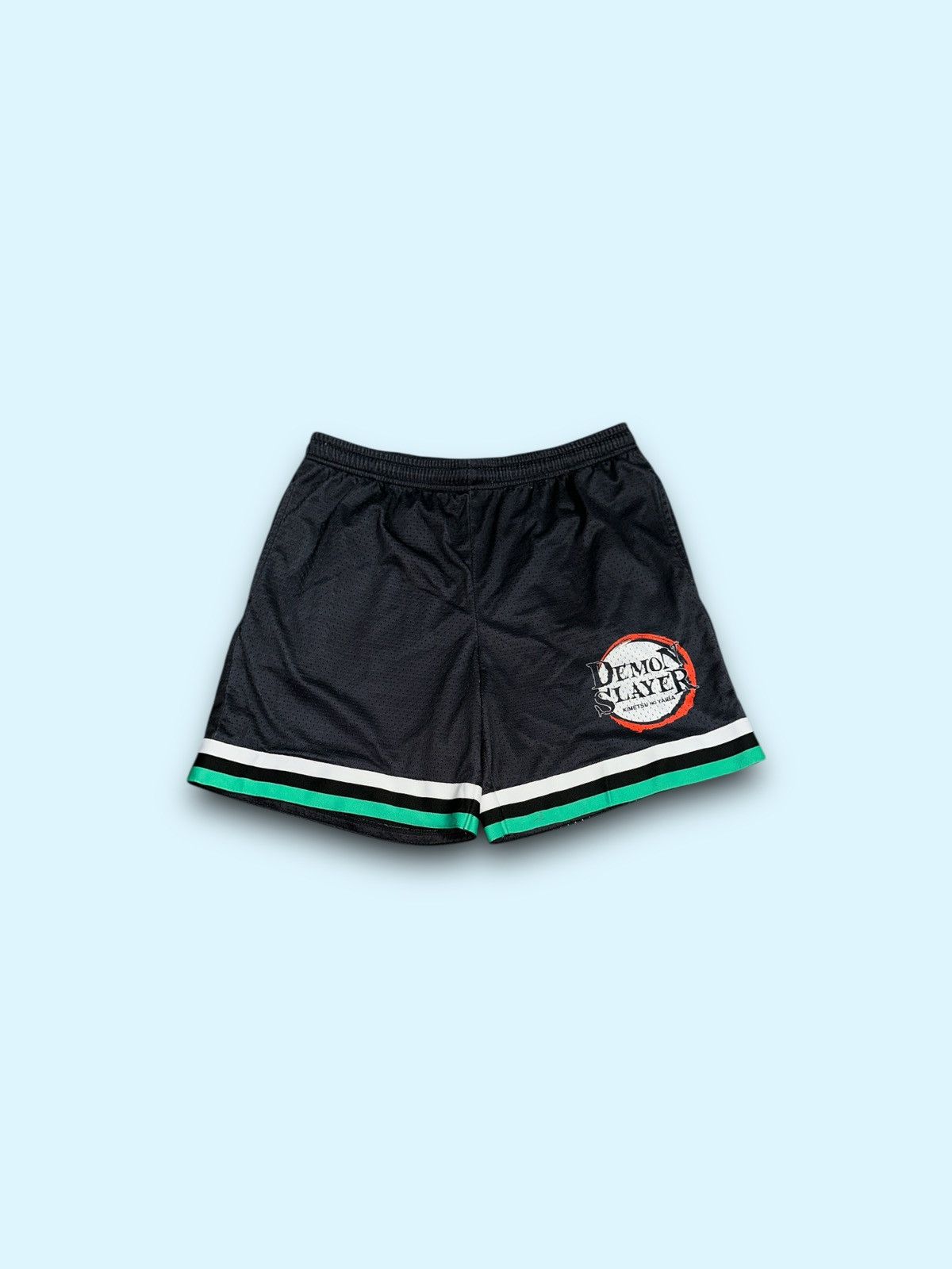 Other Demon Slayer Kimestsu no yaiba mesh athletic shorts black Size US 32 / EU 48 - 1 Thumbnail