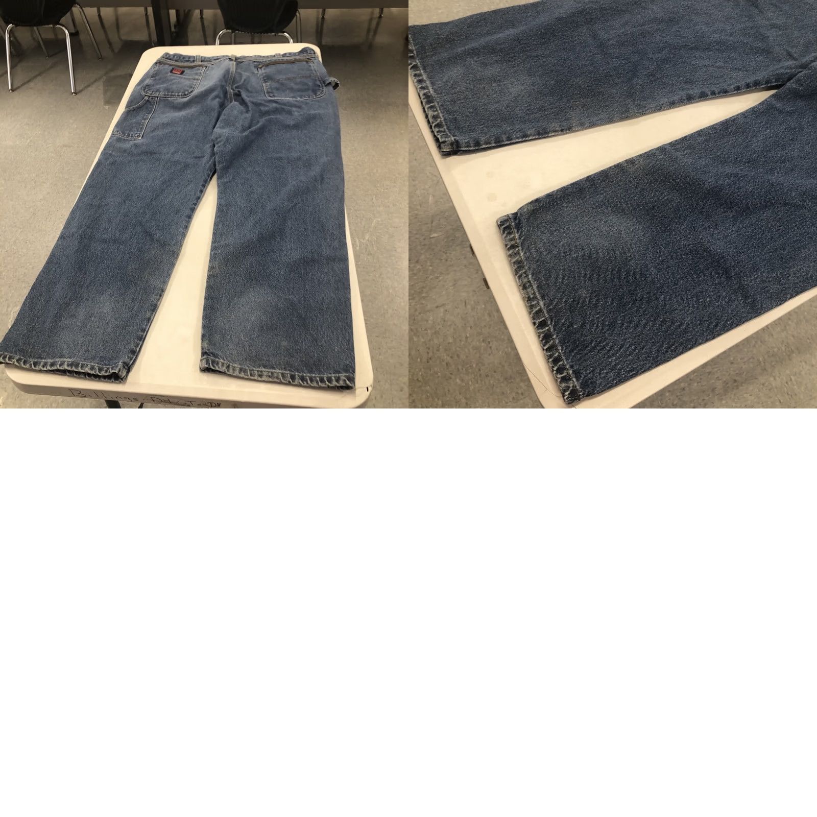 Wrangler Wrangler Men's Riggs Workwear Carpenter Utility Jeans Denim Blue 40x31 Relaxed Straight 5-Pocket Mens Jeans Size US 40 / EU 56 - 10 Thumbnail