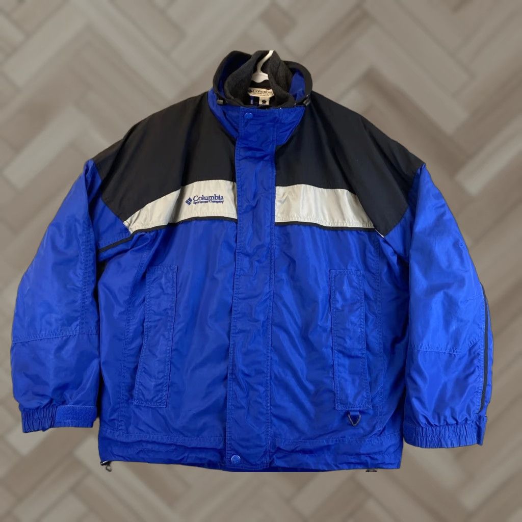 Vintage VINTAGE Columbia Packable Jacket Mens Size S Blue Gray Outdoor Nylon Packable 70-18 90s/Outdoor Size US S / EU 44-46 / 1 - 1 Thumbnail