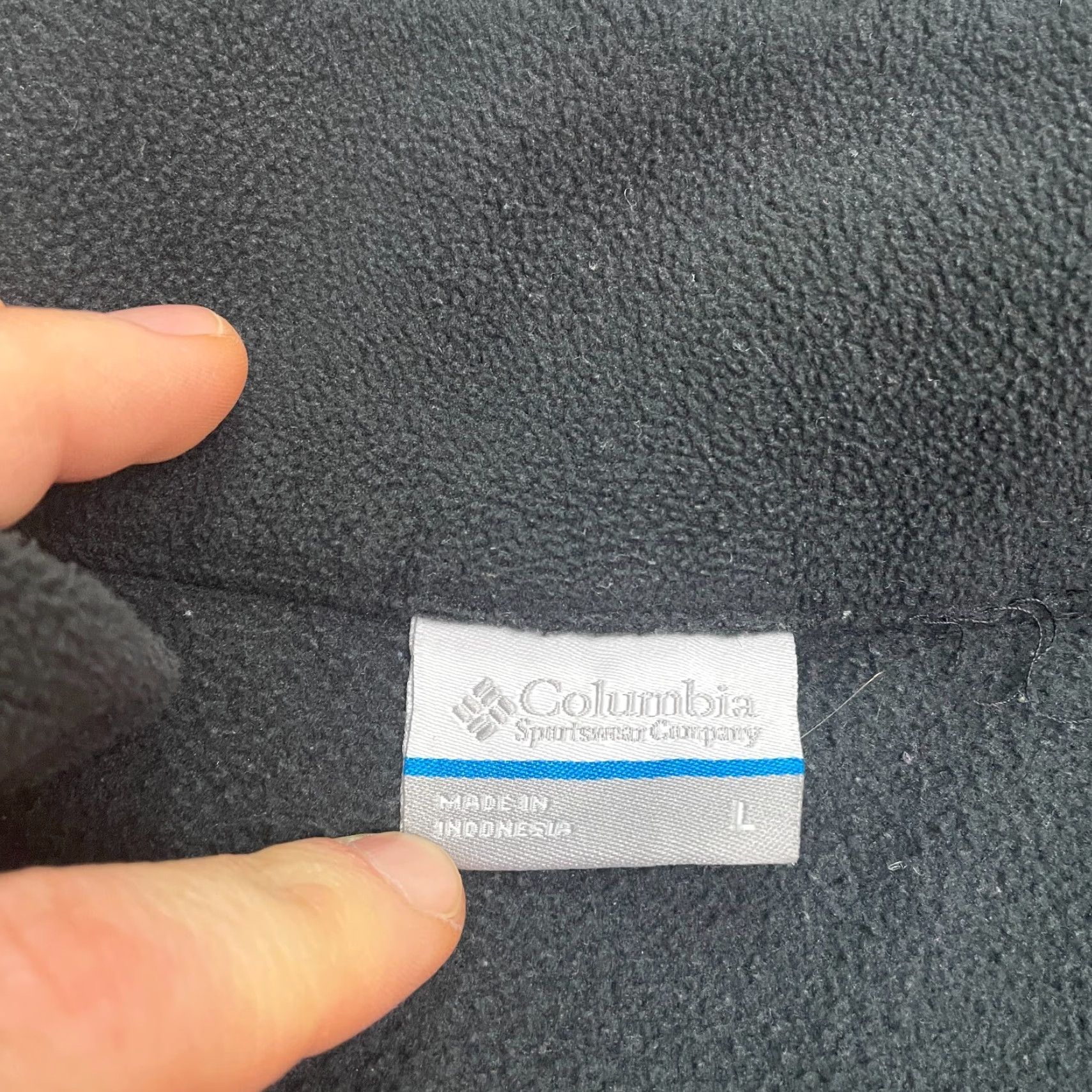 Vintage Columbia Fleece Jacket Womens Large Black 1/4 Zip Pockets Outdoor Hiking Casual Outdoorwear Ladies L Black 1/4 Zip Pocket Size L / US 10 / IT 46 - 6 Thumbnail