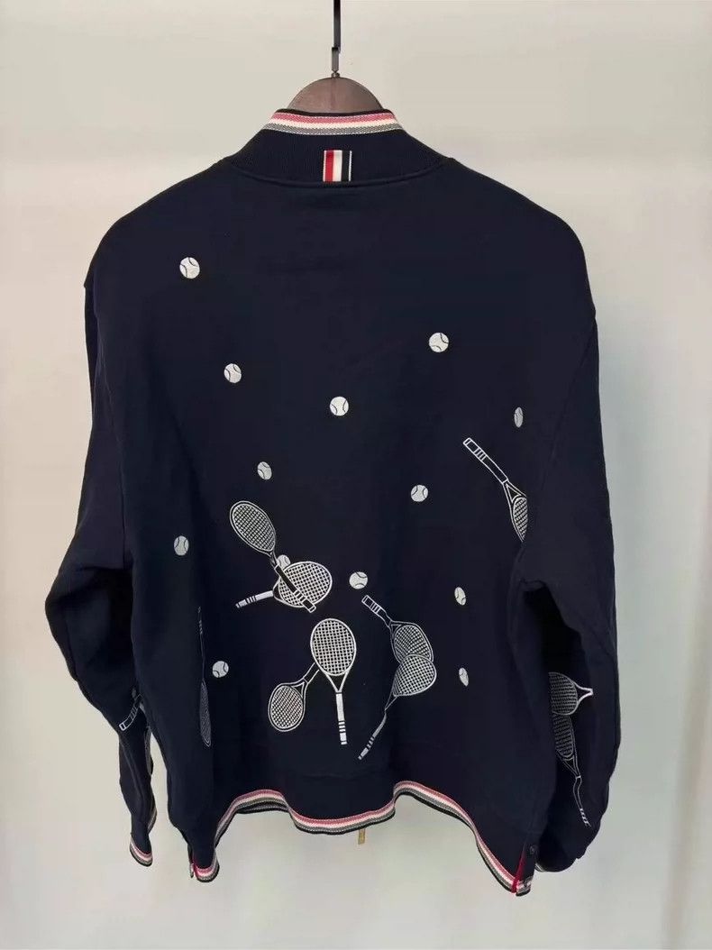 Thom Browne Thom Browne size5 Embroidered tennis jacket Size US XXL / EU 58 / 5 - 2 Thumbnail