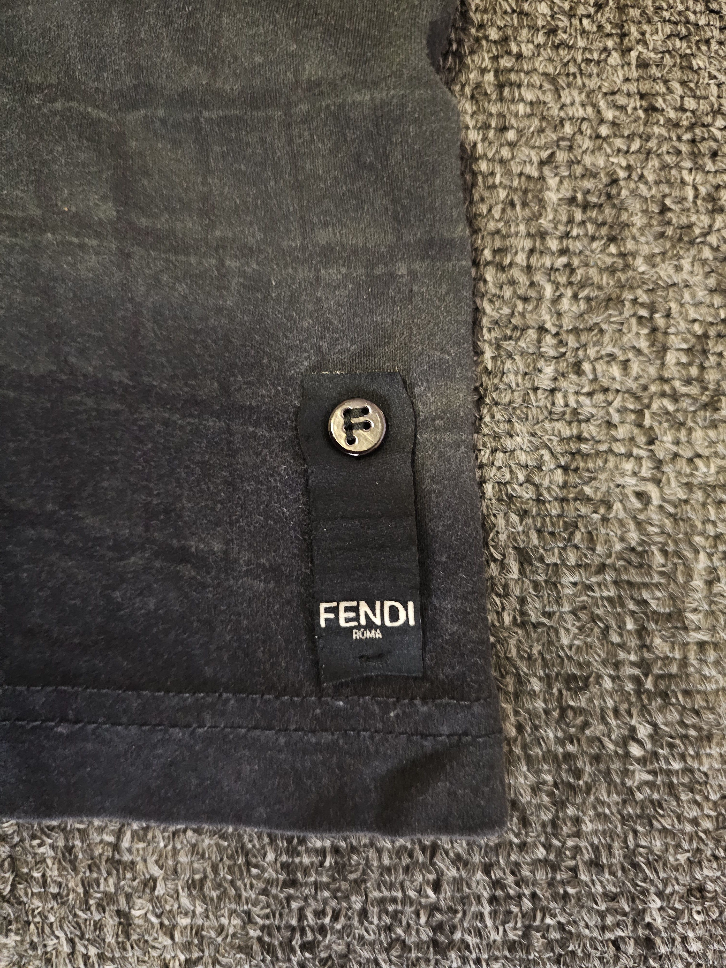 Fendi Fendi Men's Snake Print T-Shirt Size 50 Size US L / EU 52-54 / 3 - 4 Thumbnail