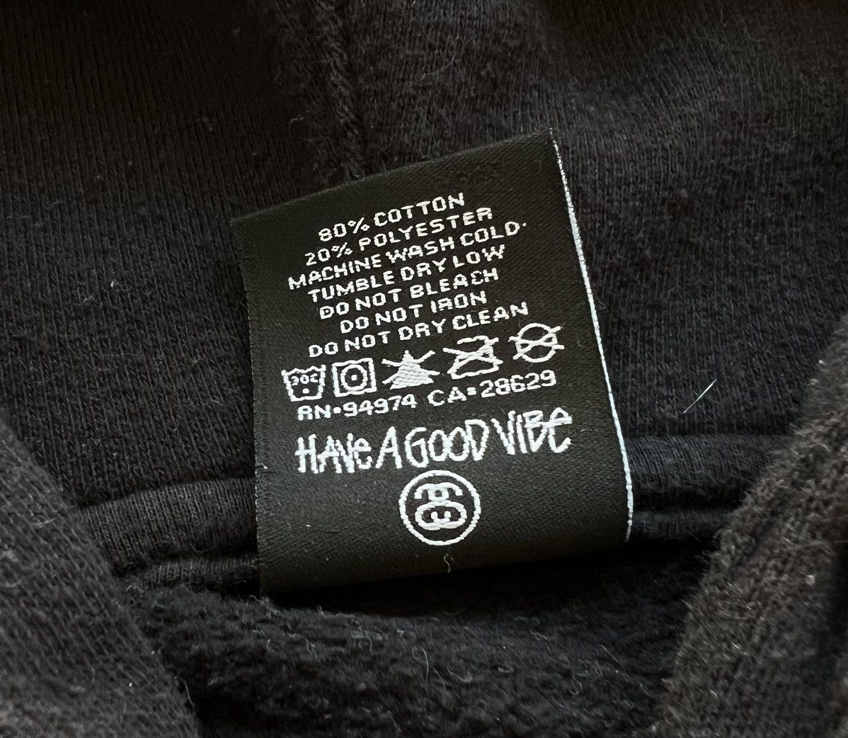 Stussy × Vintage Vintage Stussy Big Logo Hoodie Size US M / EU 48-50 / 2 - 6 Thumbnail