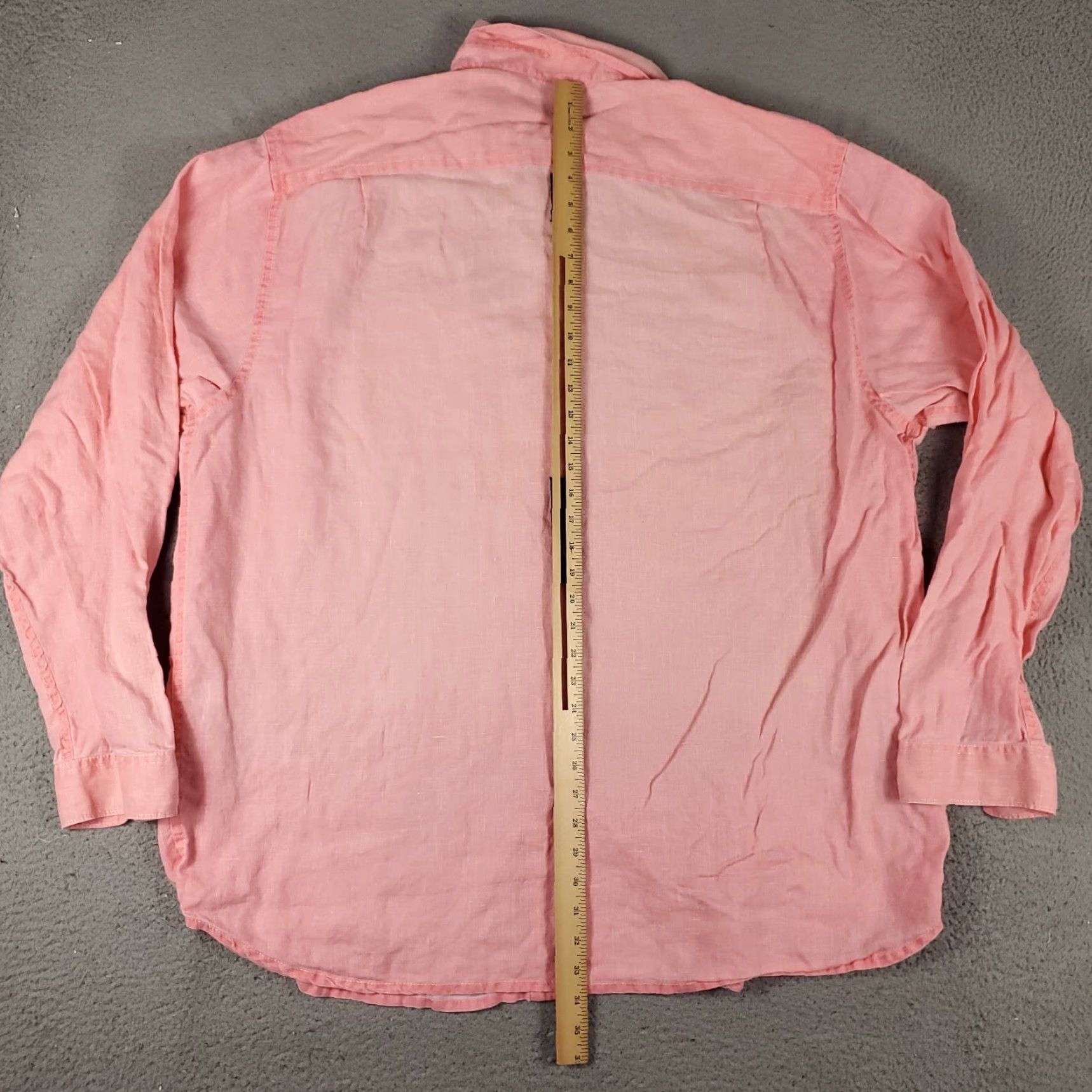 Tommy Bahama Tommy Bahama Shirt Mens 2XT Pink Linen Button-Up Long Sleeve Casual Size US XXL / EU 58 / 5 - 4 Thumbnail