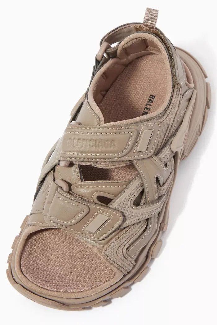 Balenciaga o1in1g0526 Size: KIDS 30 / Track Sandals In Beige Size US 5 / EU 37 - 2 Thumbnail