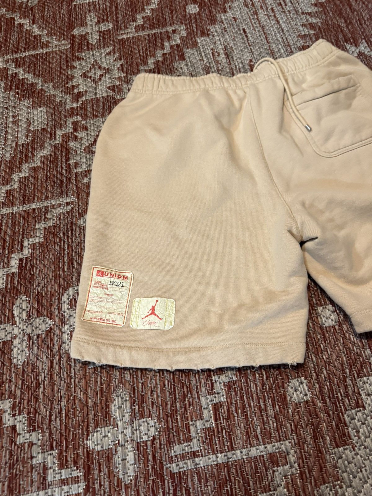 Union LA Union X Jordan Shorts Cream Rare Size Large Size US 34 / EU 50 - 4 Thumbnail