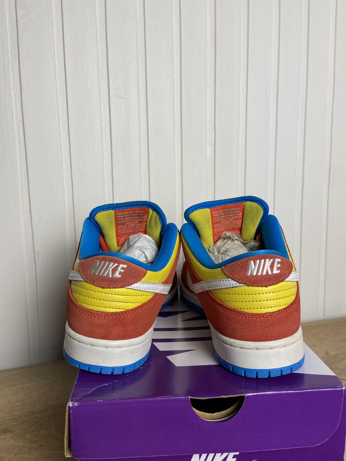Nike Used Nike Dunk Low SB "Bart Simpson" Authentic Size 8,5US Size US 8.5 / EU 41-42 - 7 Thumbnail