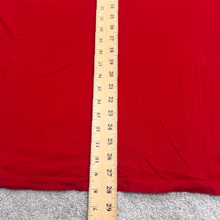 Vintage Goodfellow & Co T-Shirt Mens XL Red Short Sleeve Cotton Tee Crew Neck Classic Regular Fit Adults Size US XL / EU 56 / 4 - 7 Thumbnail
