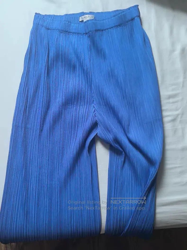 Issey Miyake Issey Miyake Blue Pants Size 26" / US 2 / IT 38 - 1 Thumbnail